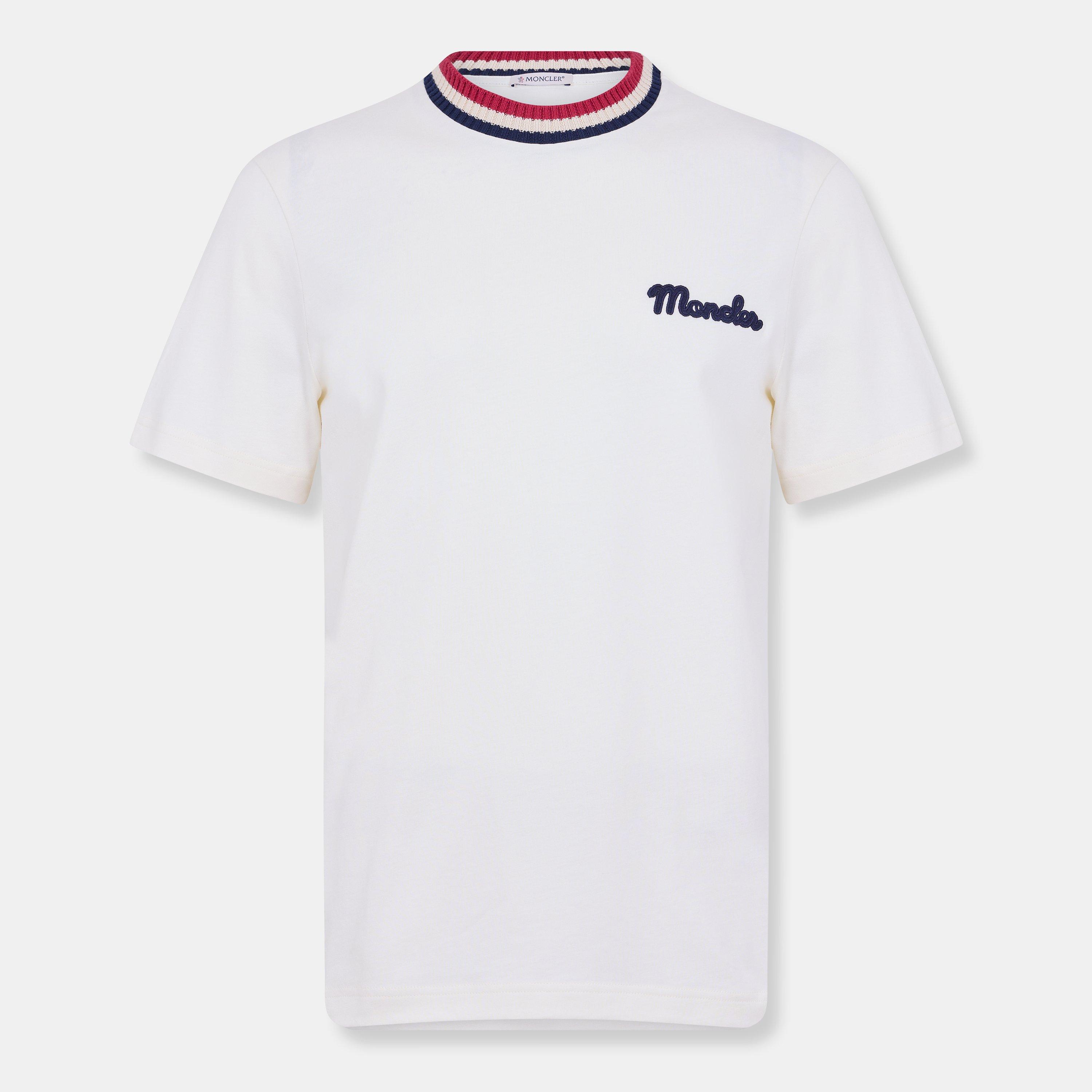 【MONCLER】BIG Sale★TRI COL LOGO Tシャツ Moncler Boy's Tri-Color Bell Logo Graphic T-Shirt, Size 6M-3