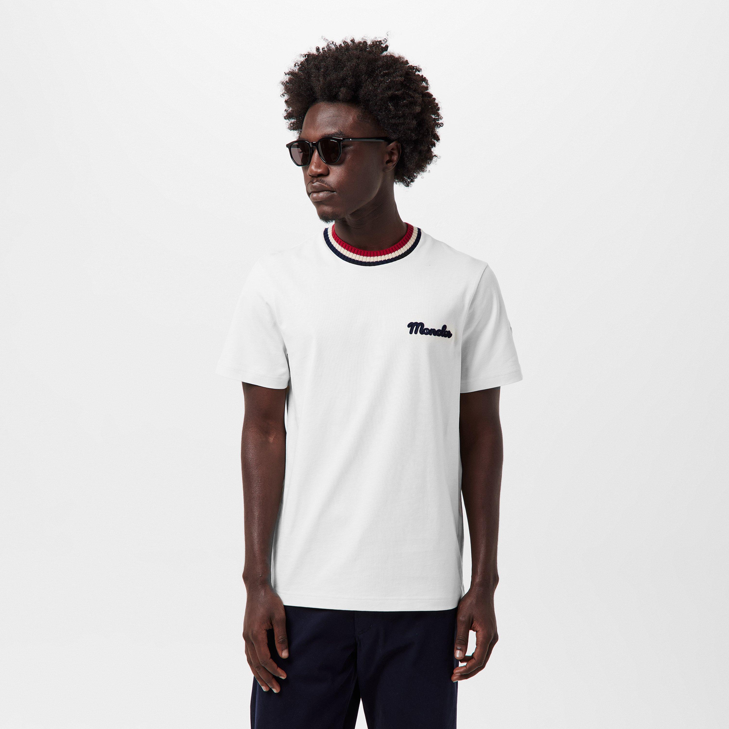 White 034 - Moncler - Men's Regular Fit T-Shirt - 3