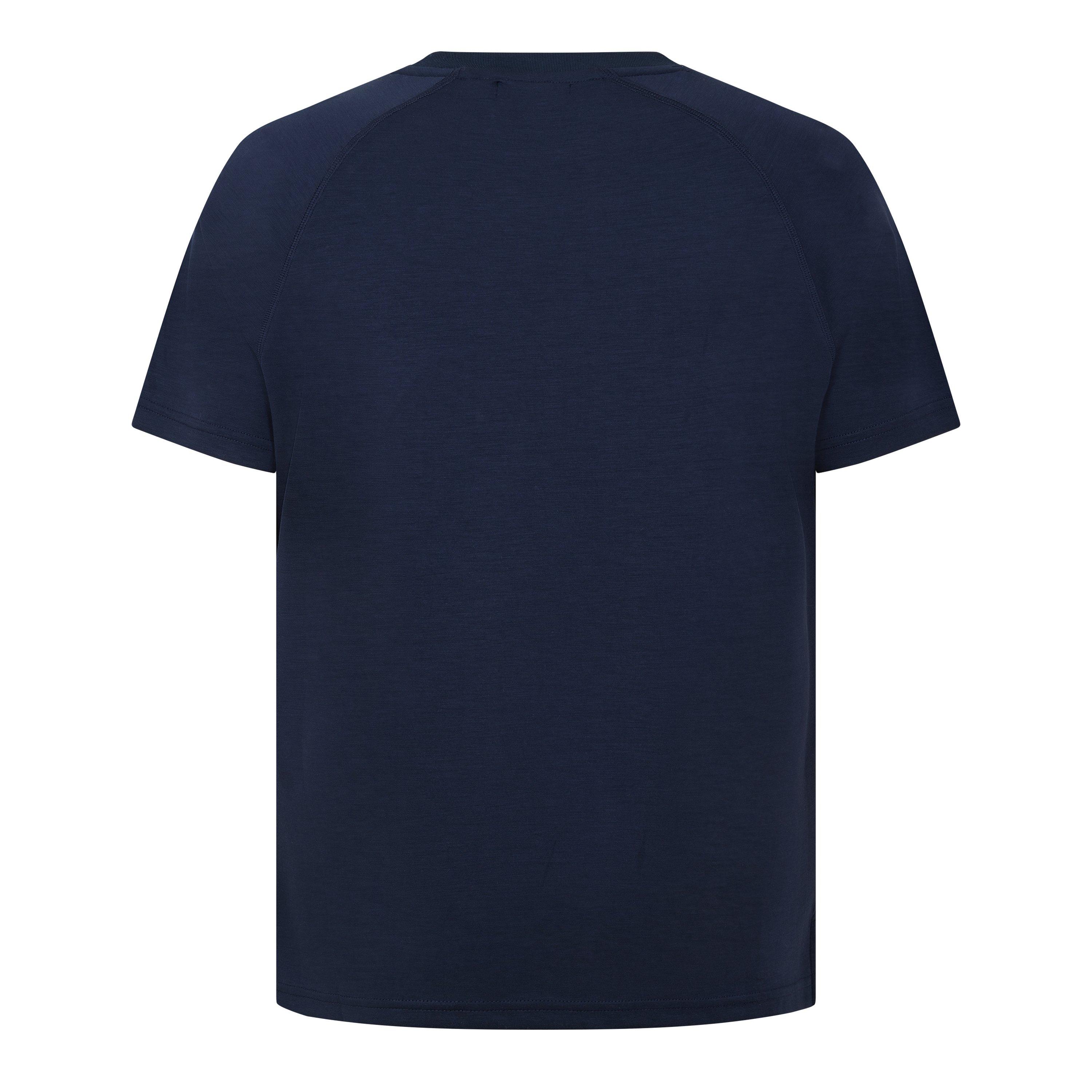 Navy - BELIER - Men's Luxe Essential Cotton Short-Sleeve Crew-Neck T-Shirt - 2