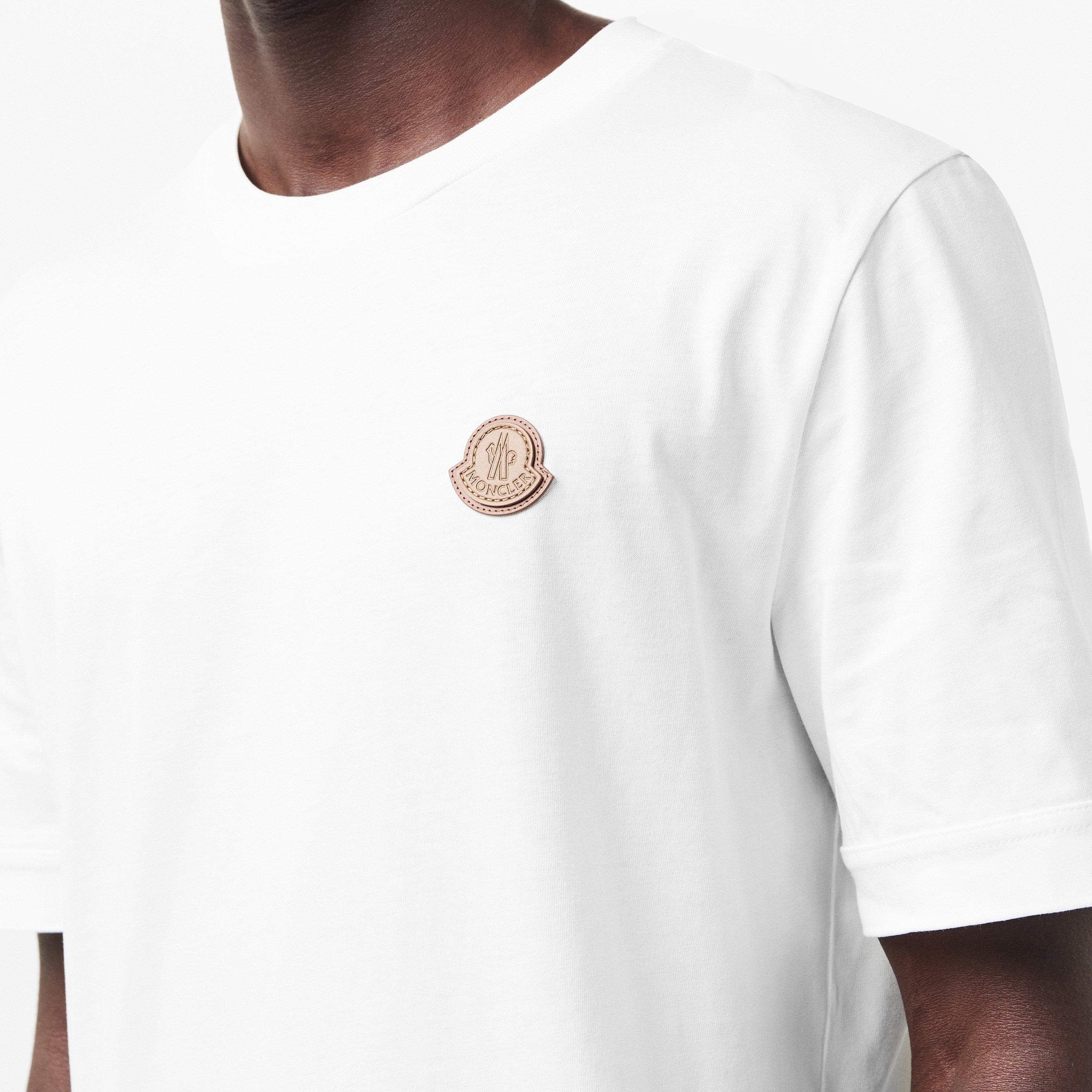 White 034 - Moncler - Men's Regular Fit T-Shirt - 5