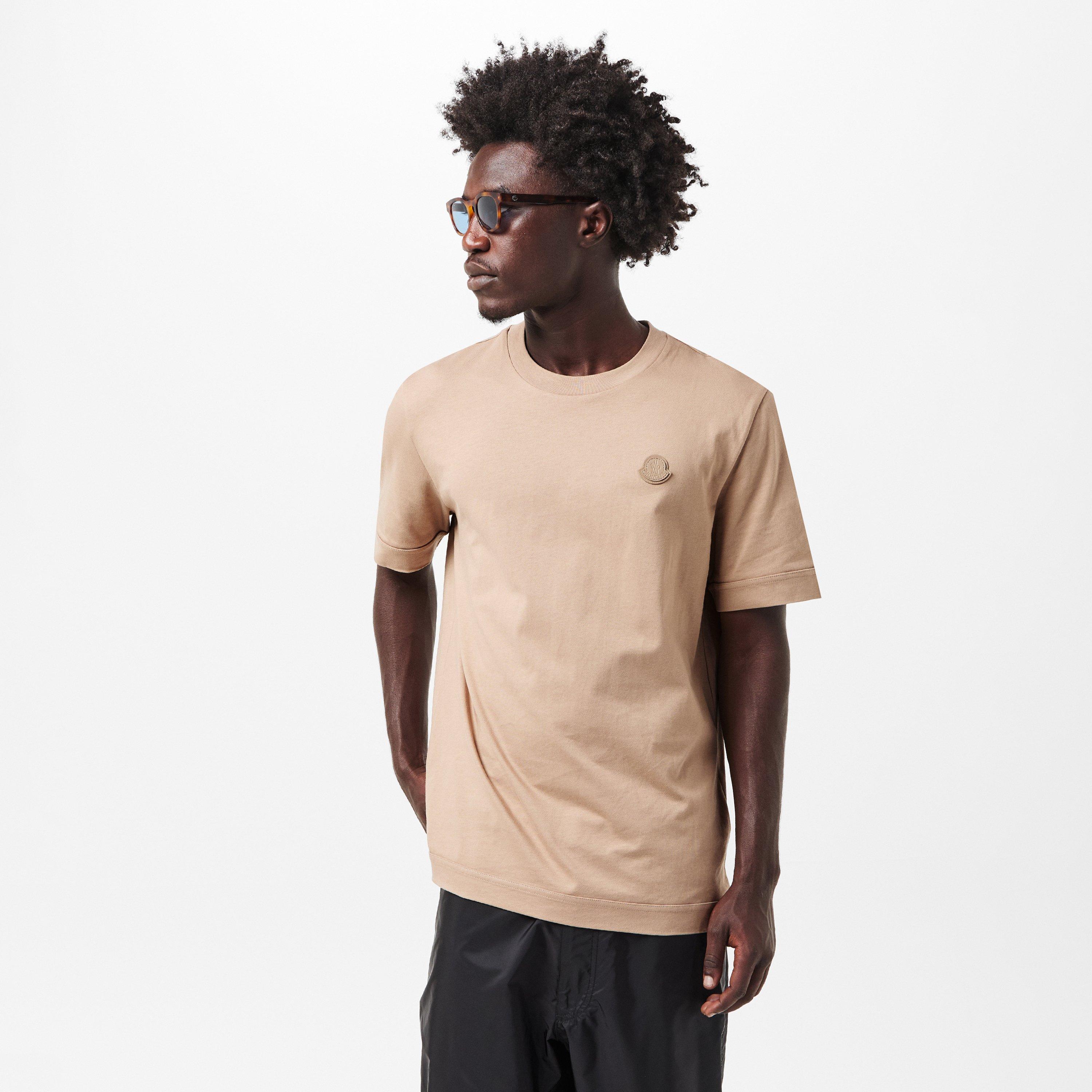 Beige 22A - Moncler - Men's Regular Fit T-Shirt - 3