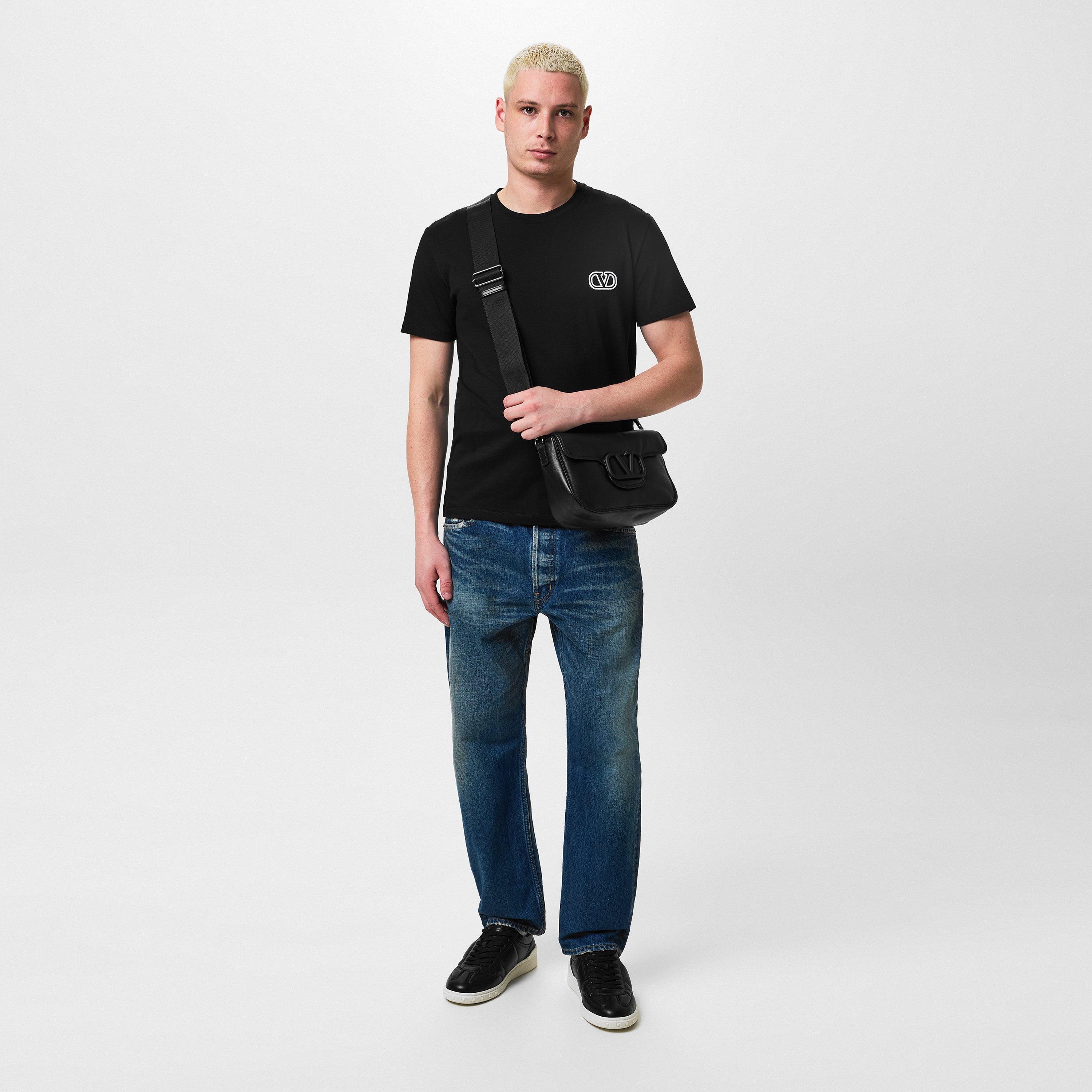 Nero - Valentino - Vlogo Signature T-Shirt - 4