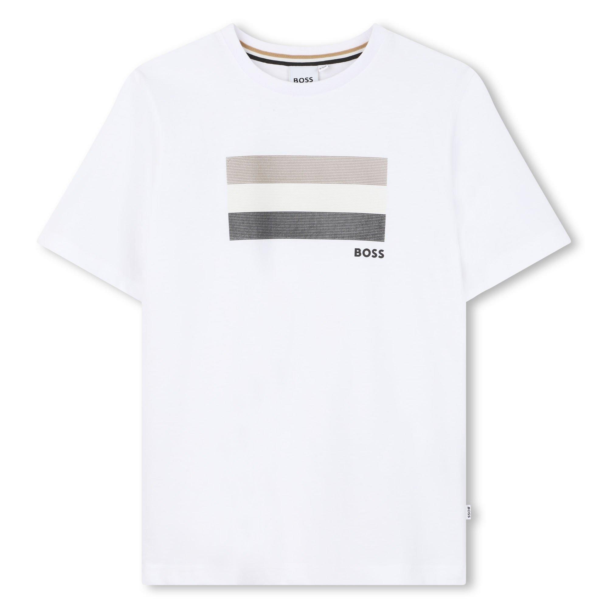 Blanc - Boss - Boss SS T Shirt Jn63 - 1