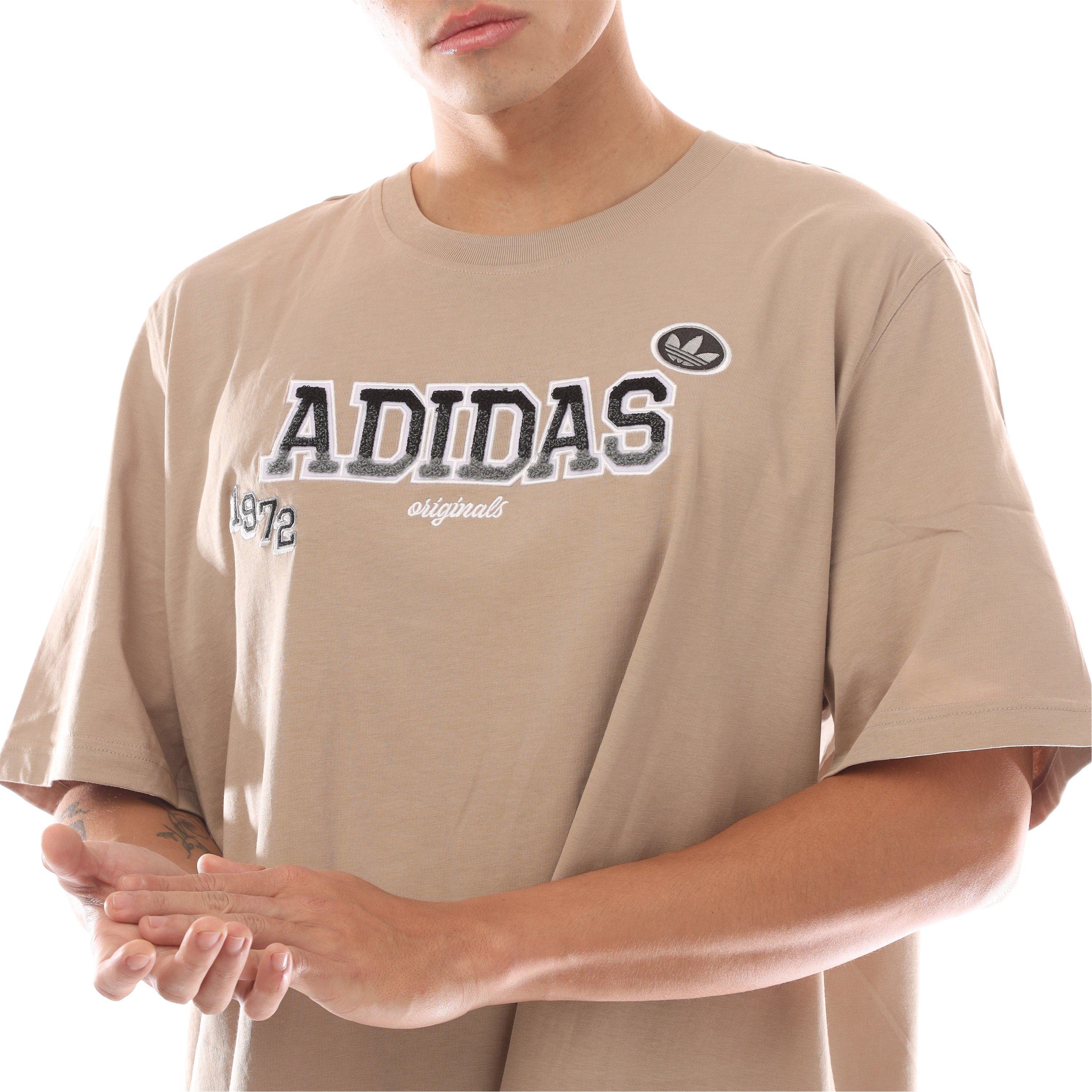 Castanho - adidas Originals - Collegiate T-Shirt Mens - 3
