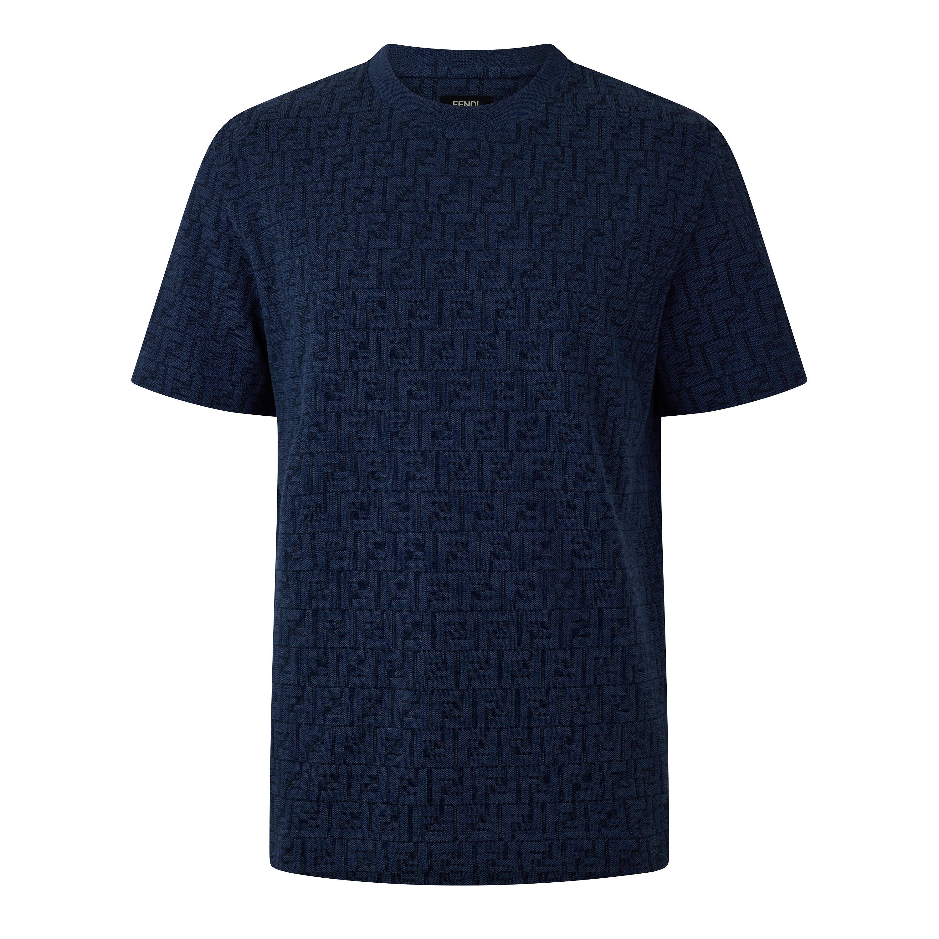 Blue - Fendi - Fendi AO FF Tee Sn63 - 1