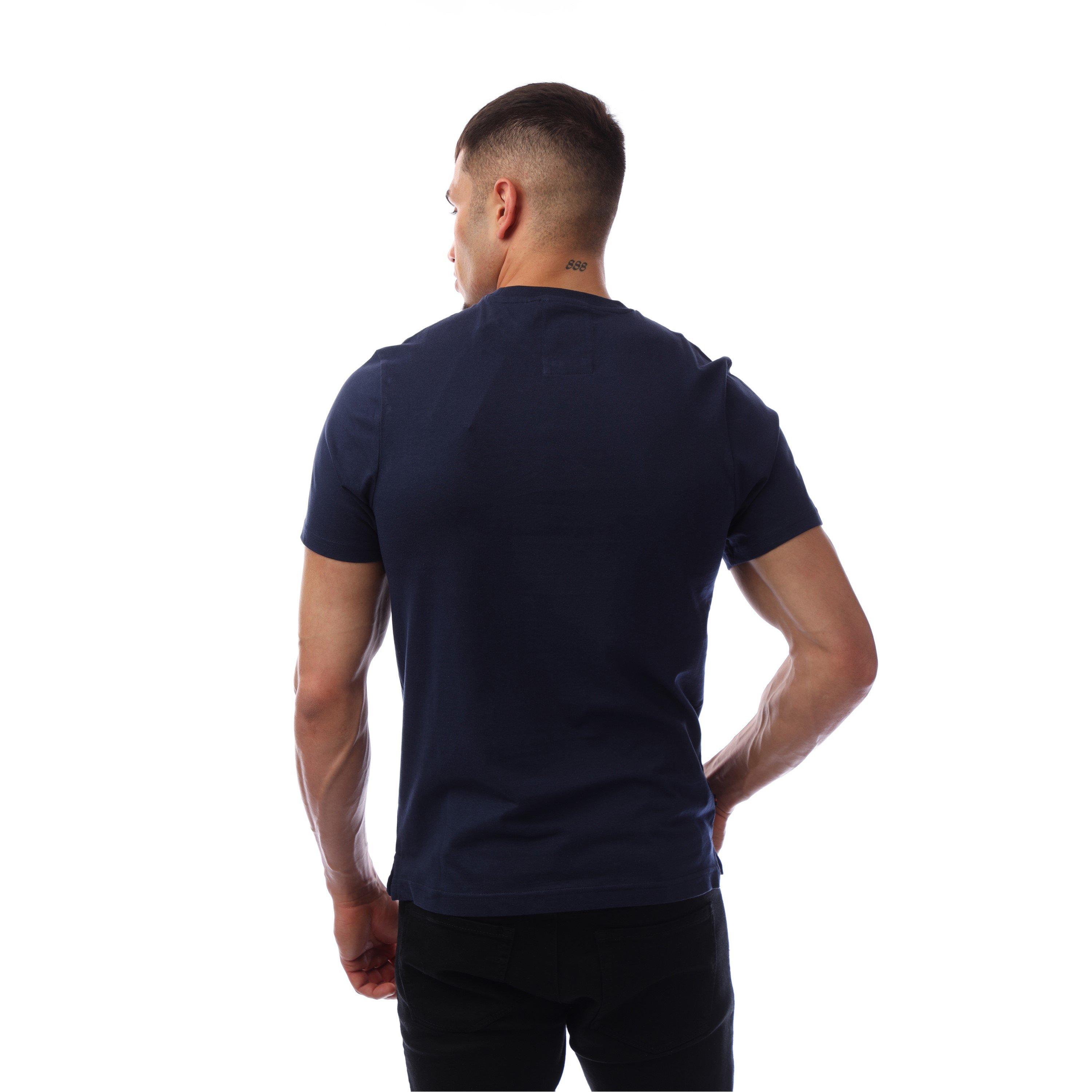 Navy Yellow - Luke - Men's Nashville Regular Fit T-Shirt - 3