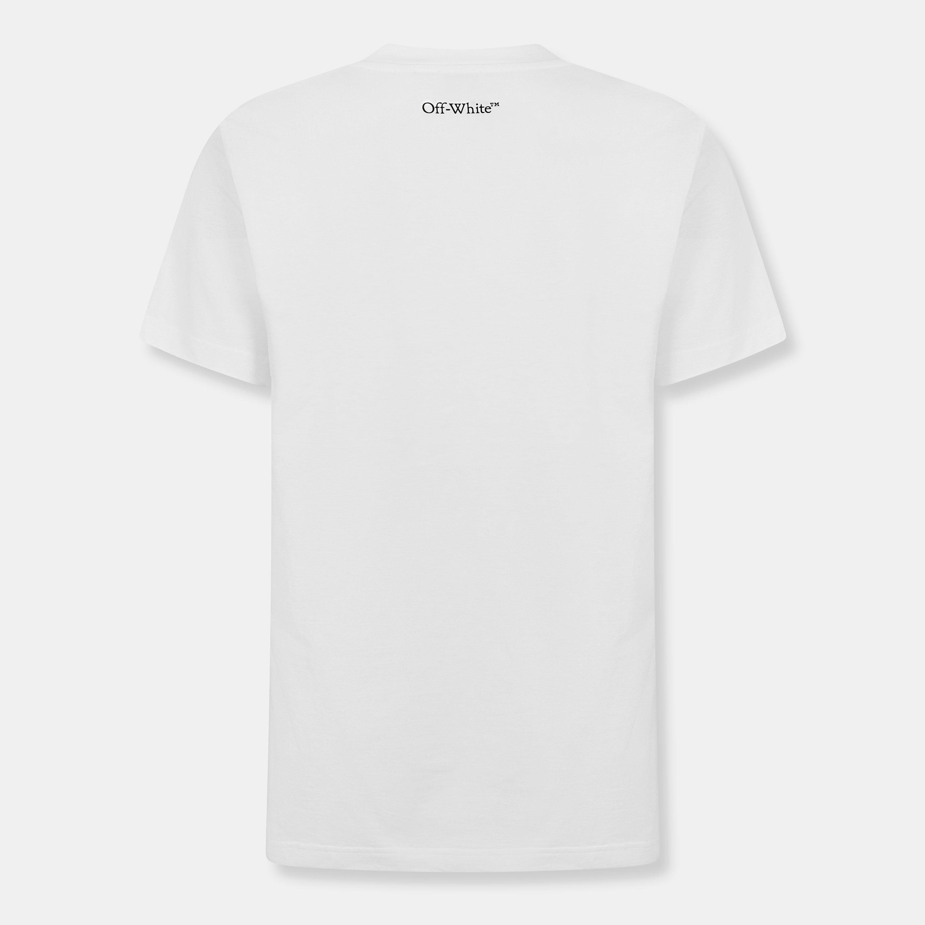 White-Black - Off White - Arrow Slim Fit T-Shirt - 2