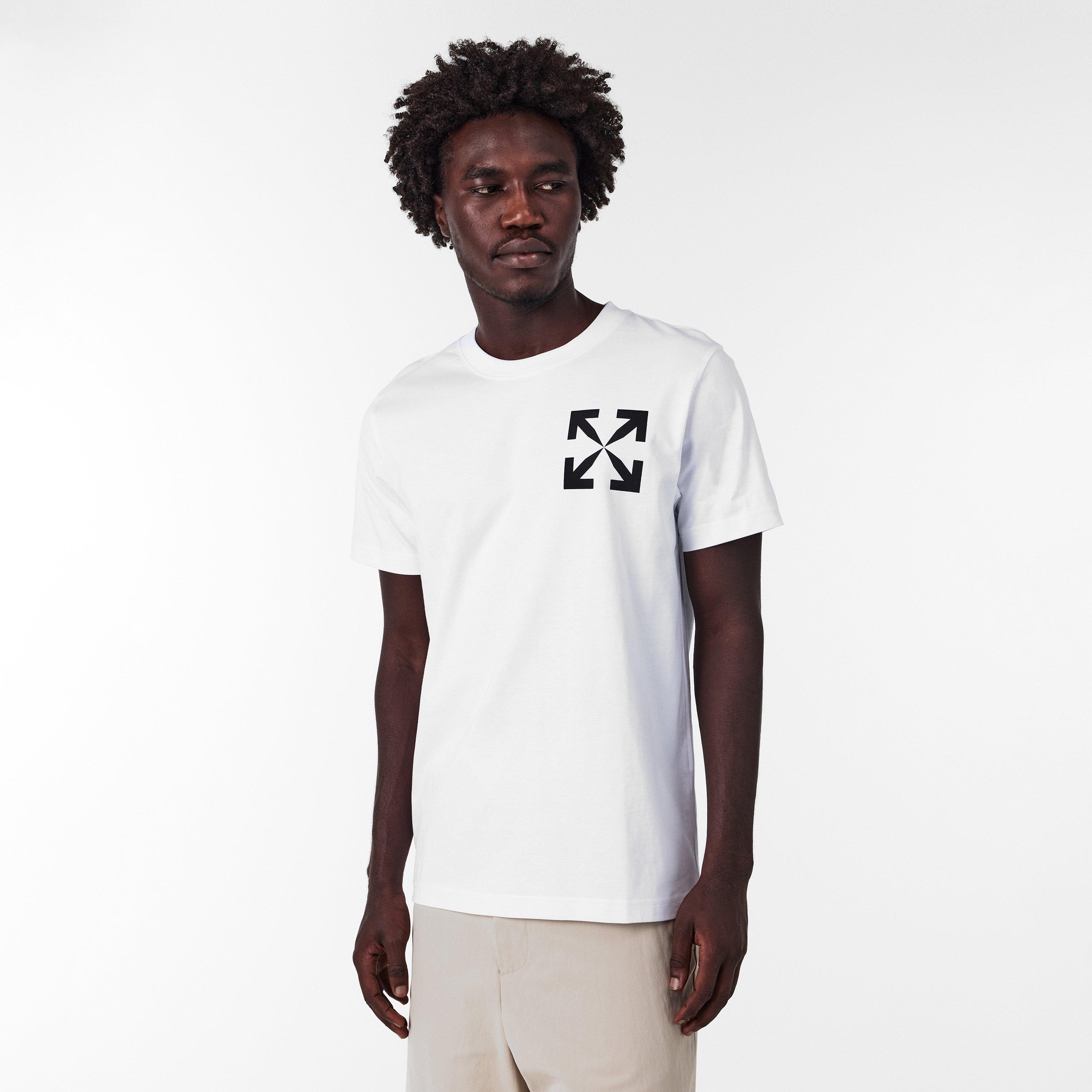 White-Black - Off White - Arrow Slim Fit T-Shirt - 3
