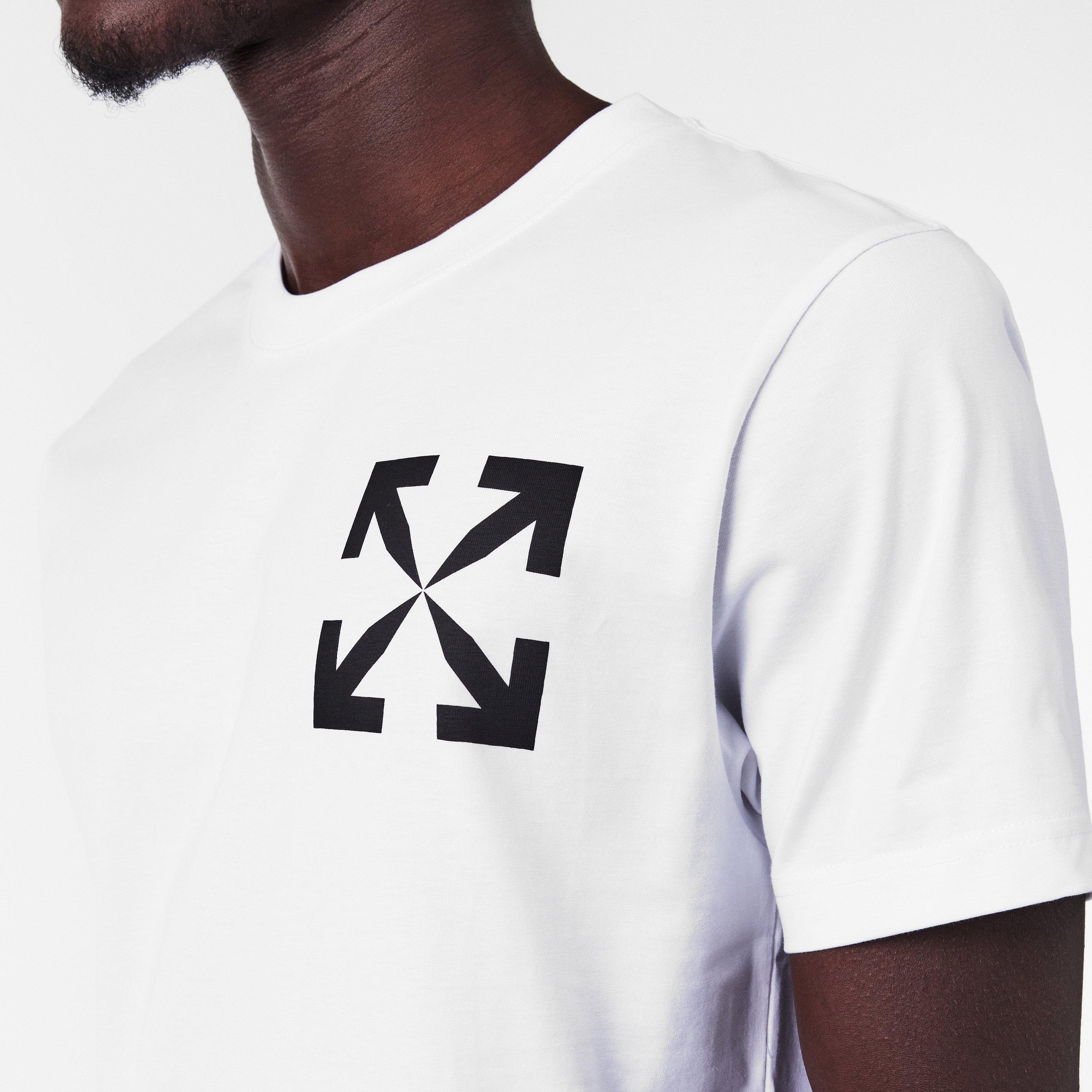 White-Black - Off White - Arrow Slim Fit T-Shirt - 5