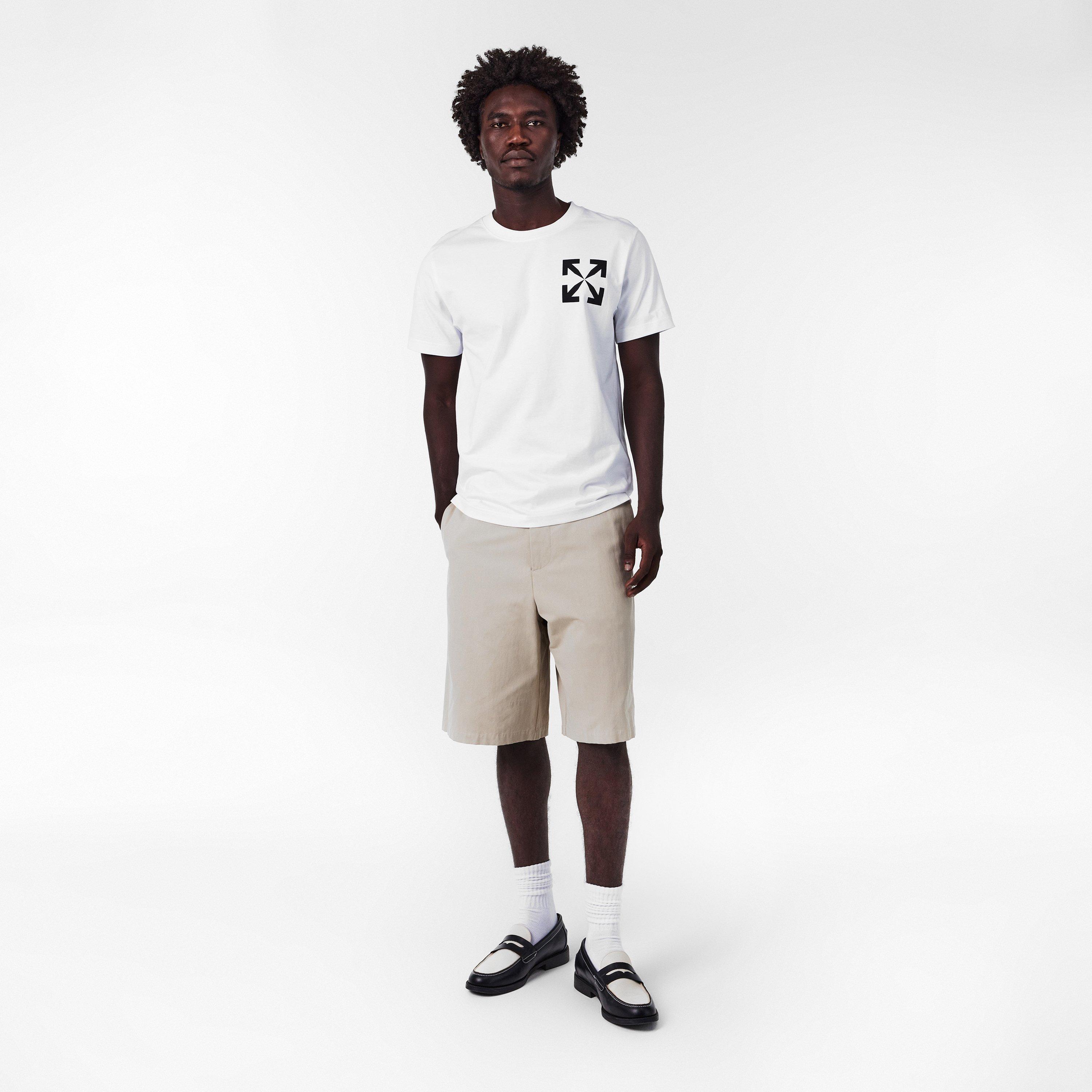 White-Black - Off White - Arrow Slim Fit T-Shirt - 6