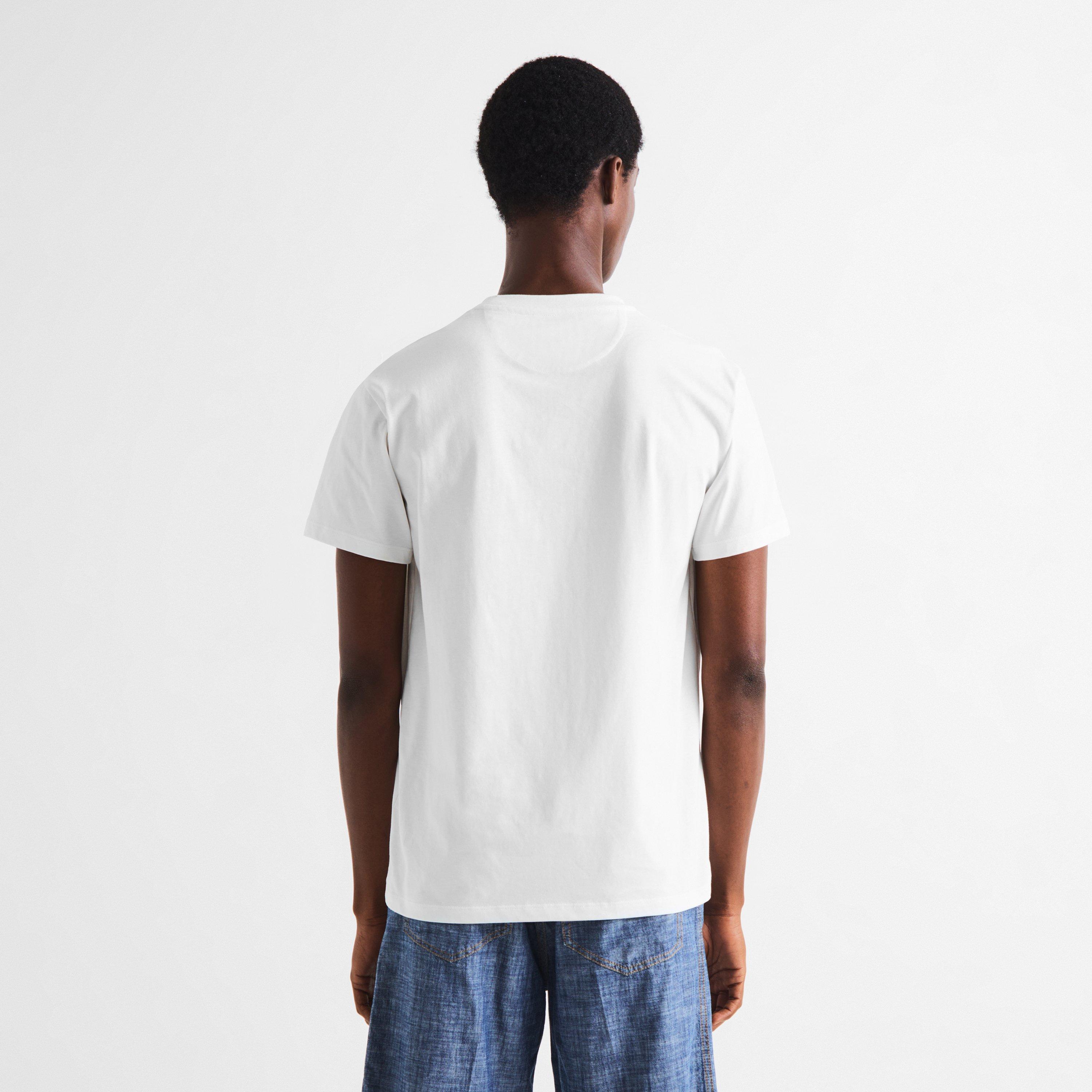 White - Fendi - Fendi Embroid Tee Sn63 - 4