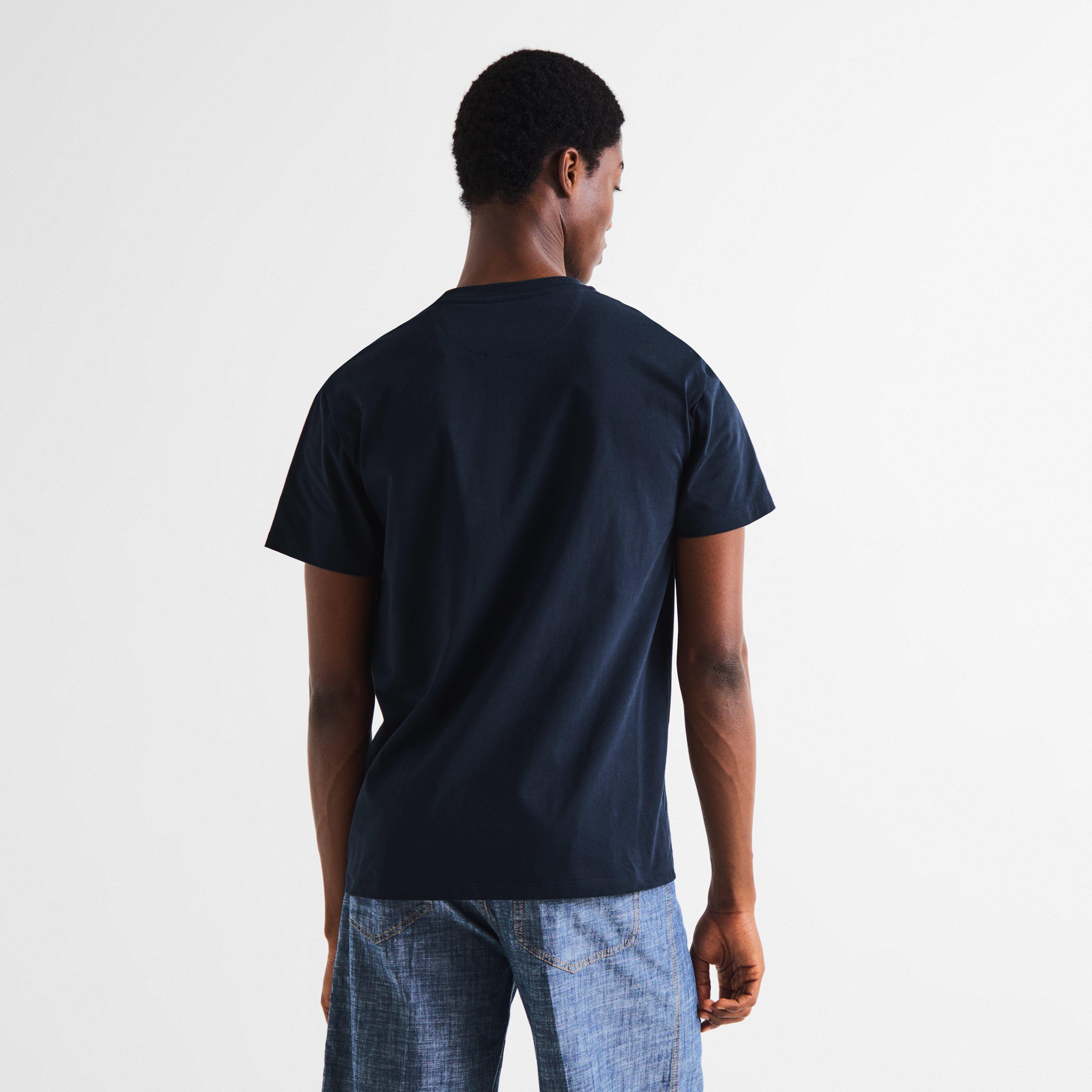 Dark blue - Fendi - Fendi Embroid Tee Sn63 - 4