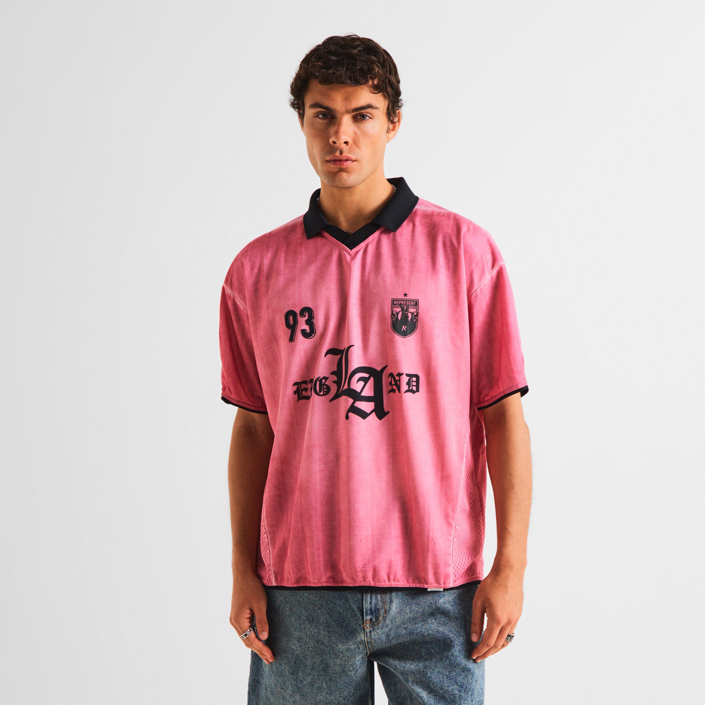 English Rose - Represent - Men's EngLAnd Graphic Short-Sleeve Oversized T-Shirt - 3