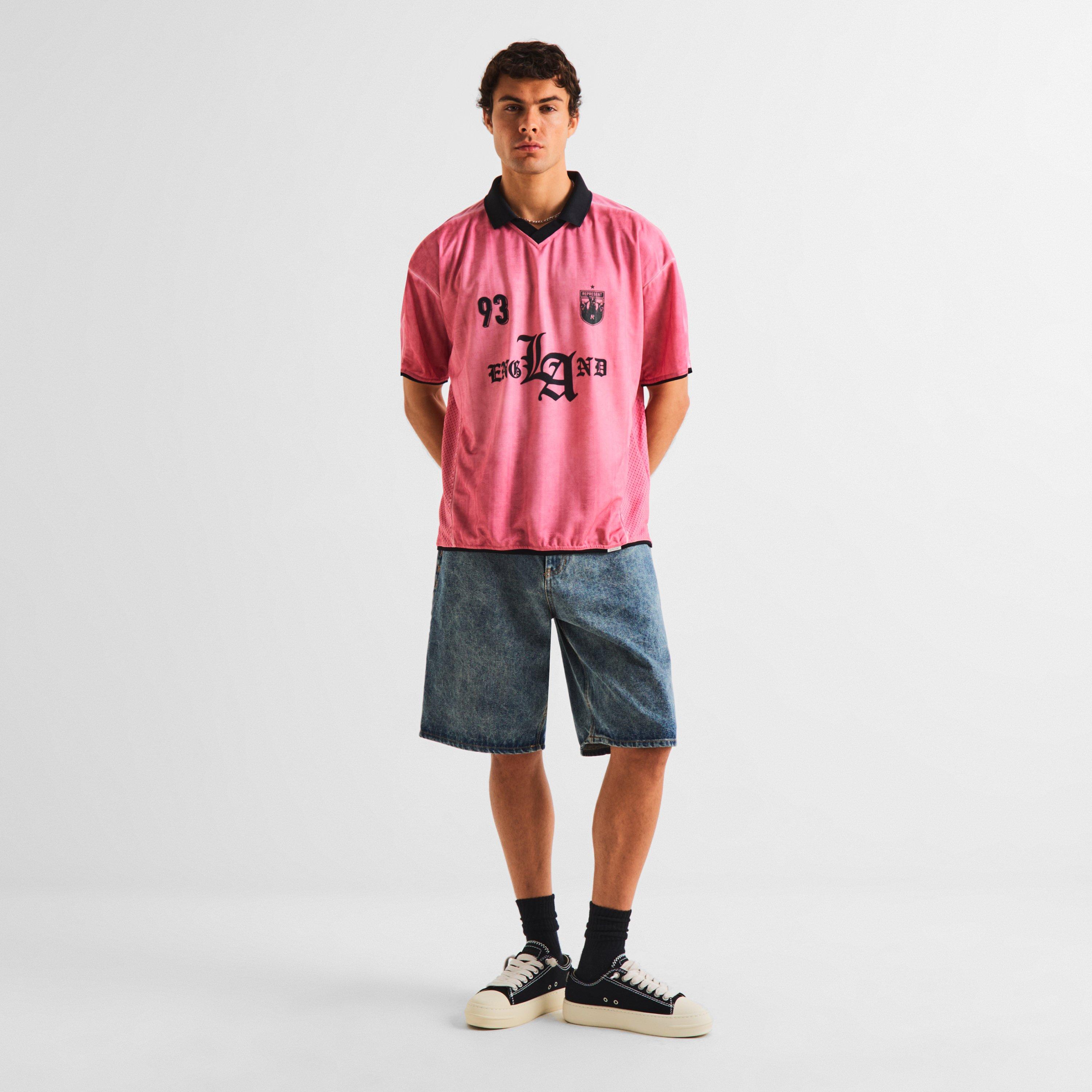 English Rose - Represent - Men's EngLAnd Graphic Short-Sleeve Oversized T-Shirt - 6