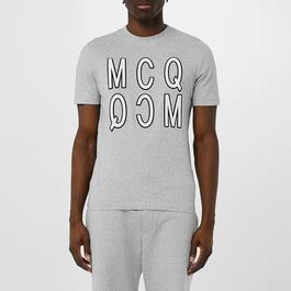 MCQ Velvet Logo T Shirt