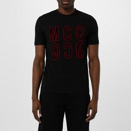 MCQ Velvet Logo T Shirt