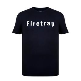 Firetrap Large Logo T Shirt Mens