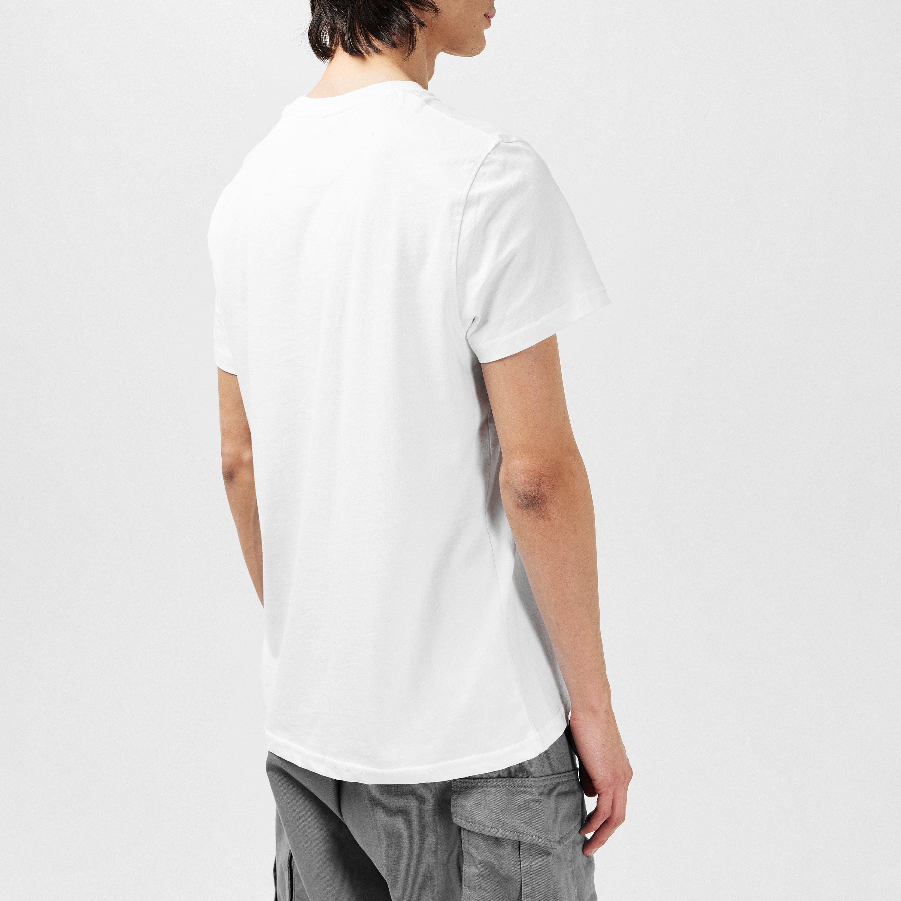 White - Firetrap - Large Logo T-Shirt Mens - 4