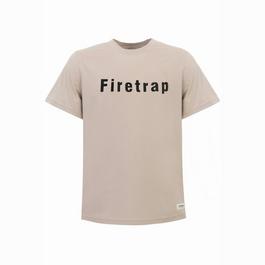 Firetrap Large Logo T Shirt Mens