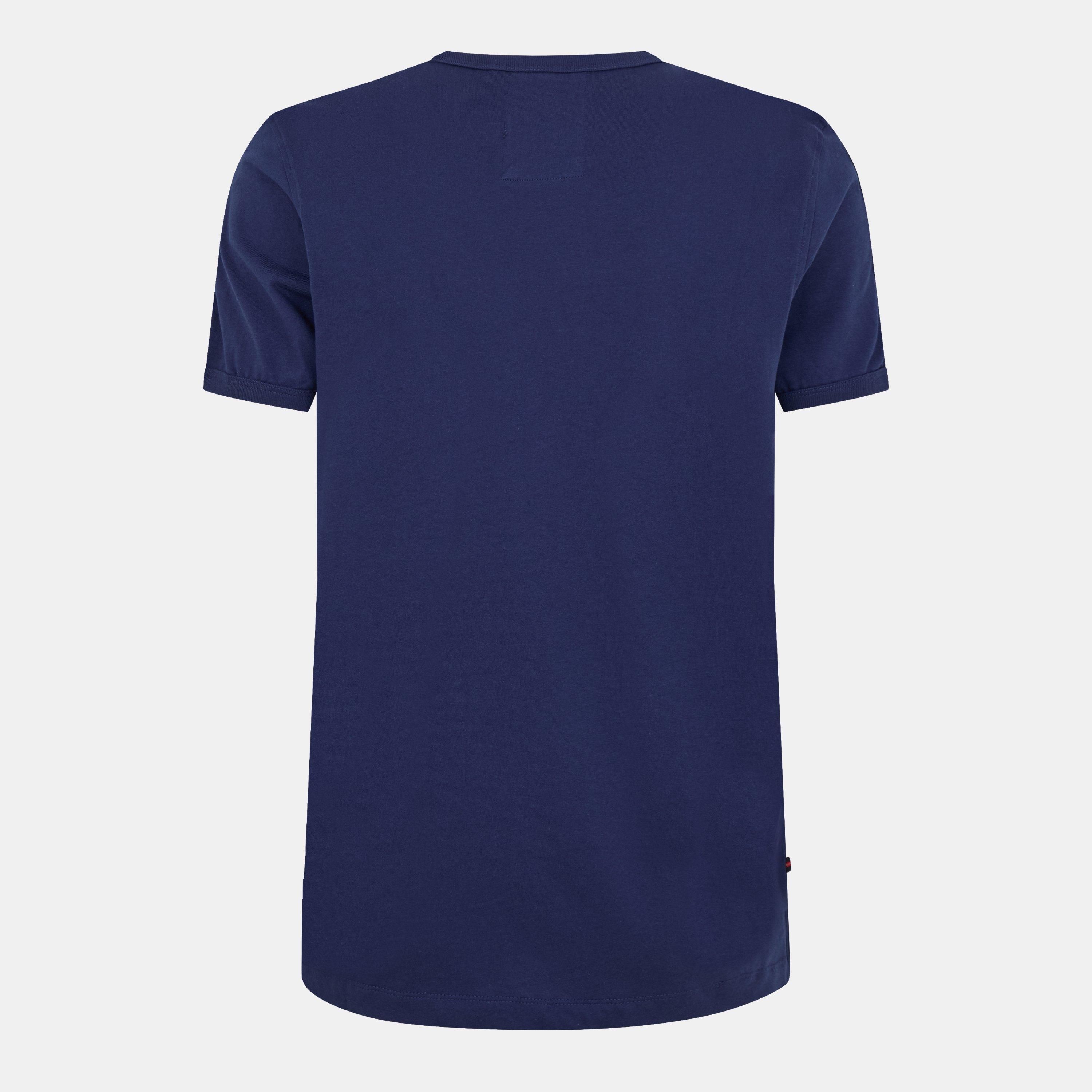 Navy - Luke - Regular Fit Crew T-Shirt - 2