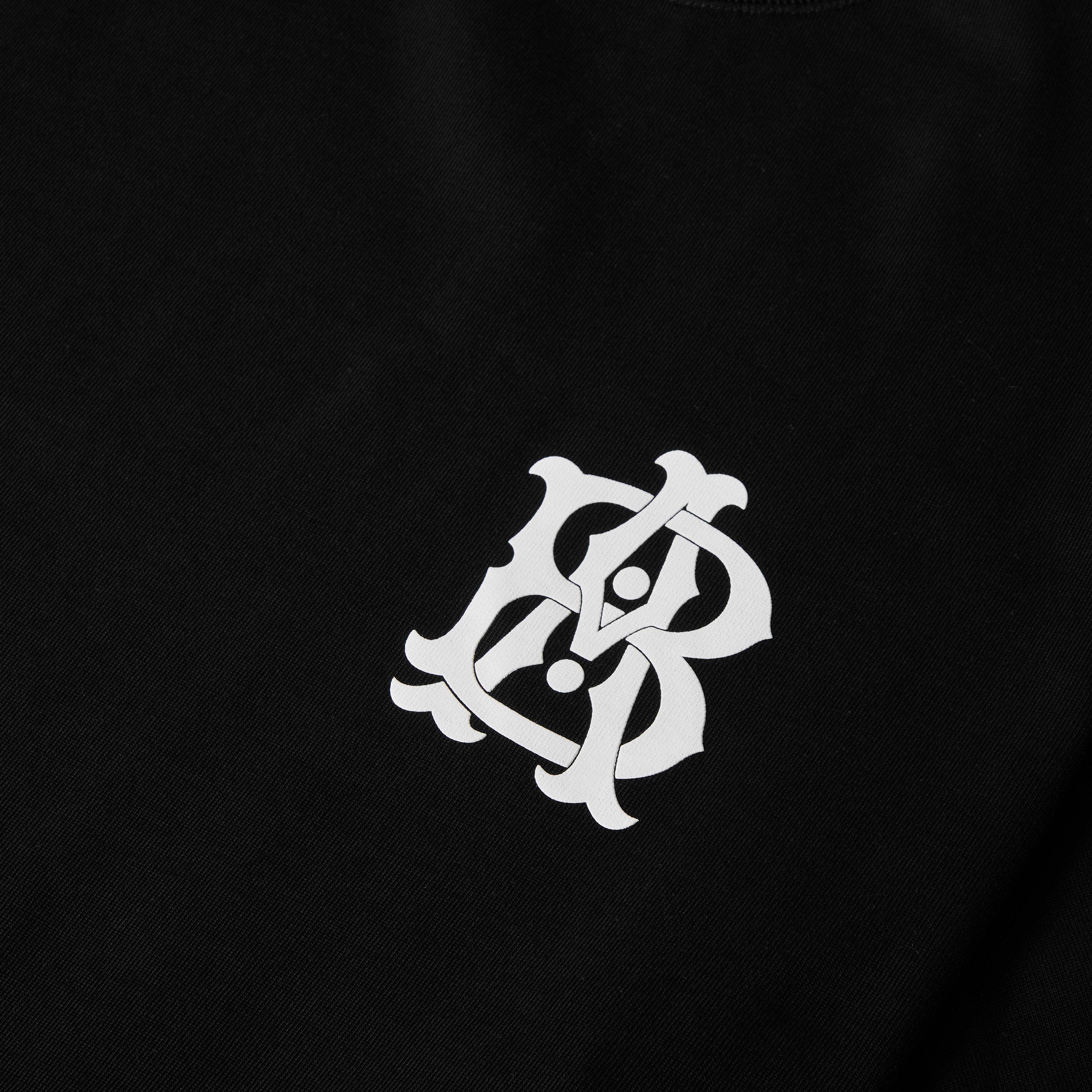 Black/Ecru - about:blank - Men's Oversized T-Shirt - 5