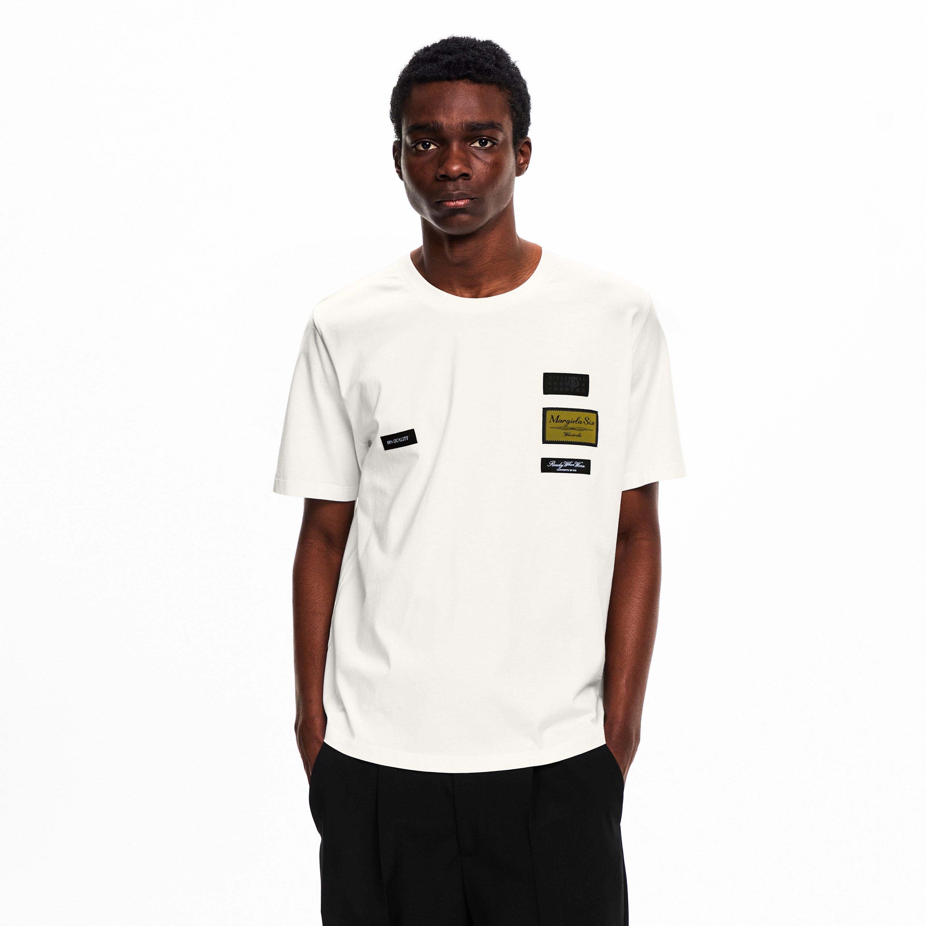 Off White - MM6 Maison Margiela - Men's Label T-Shirt - 3