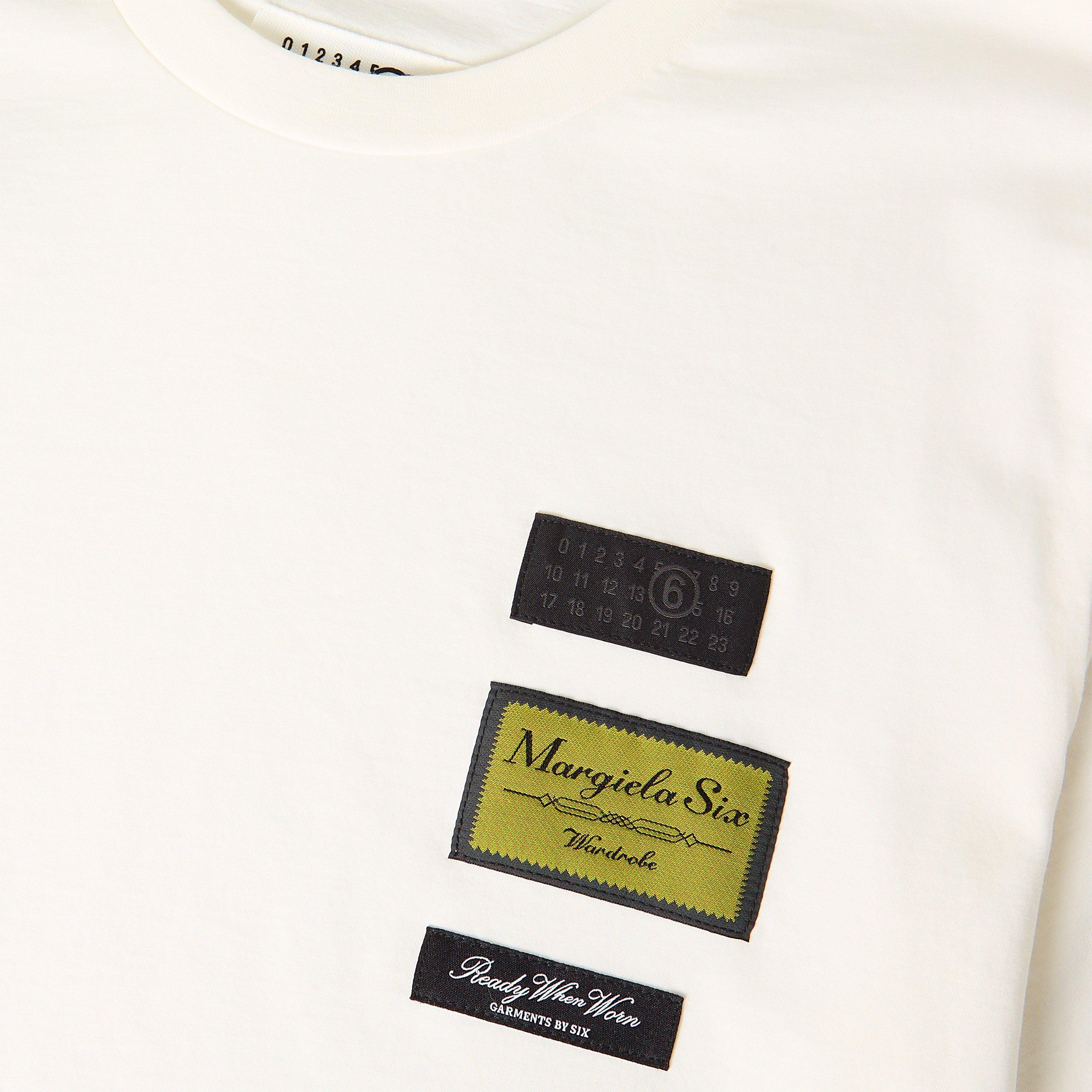 Off White - MM6 Maison Margiela - Men's Label T-Shirt - 5
