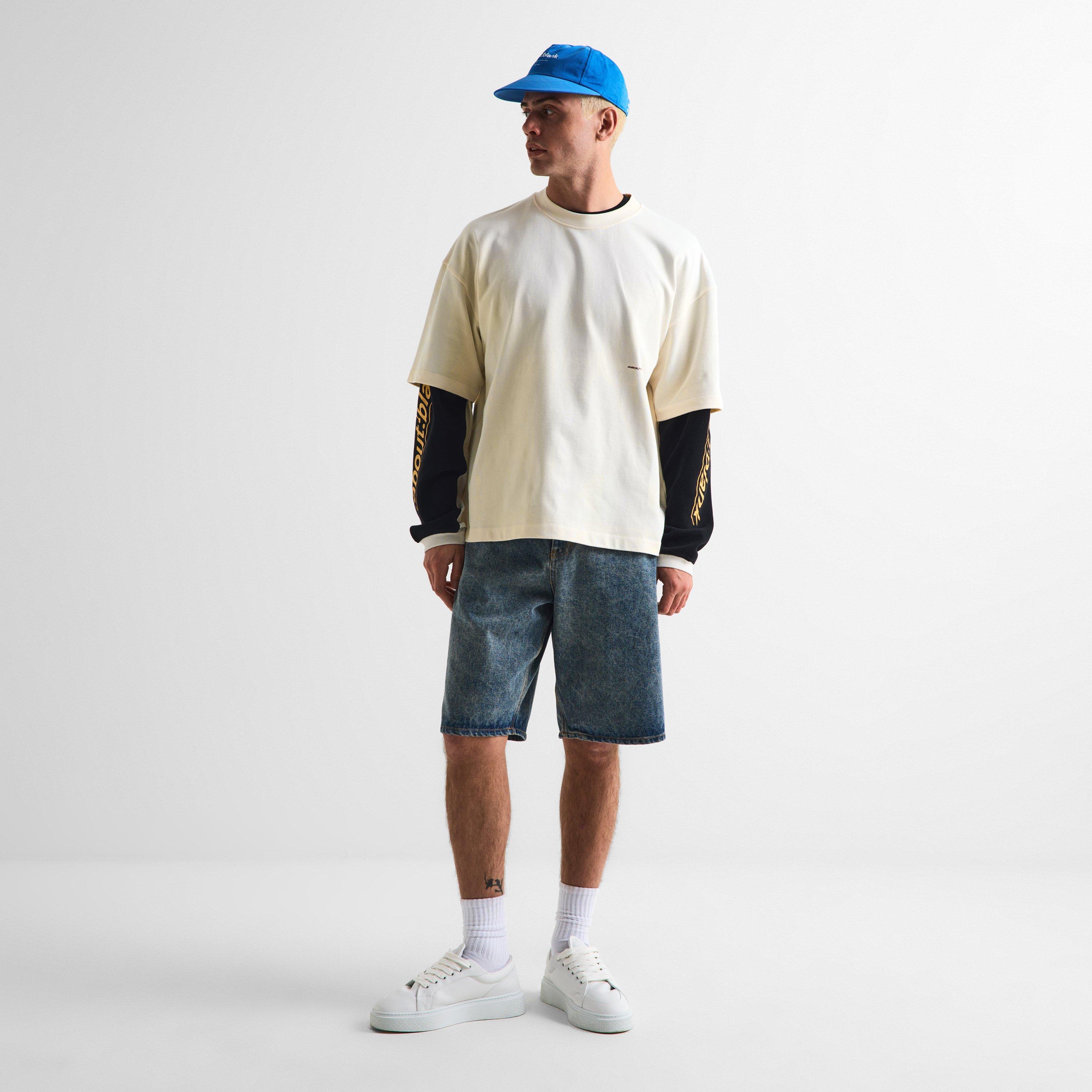 Oat - about:blank - Men's Oversized T-Shirt - 6