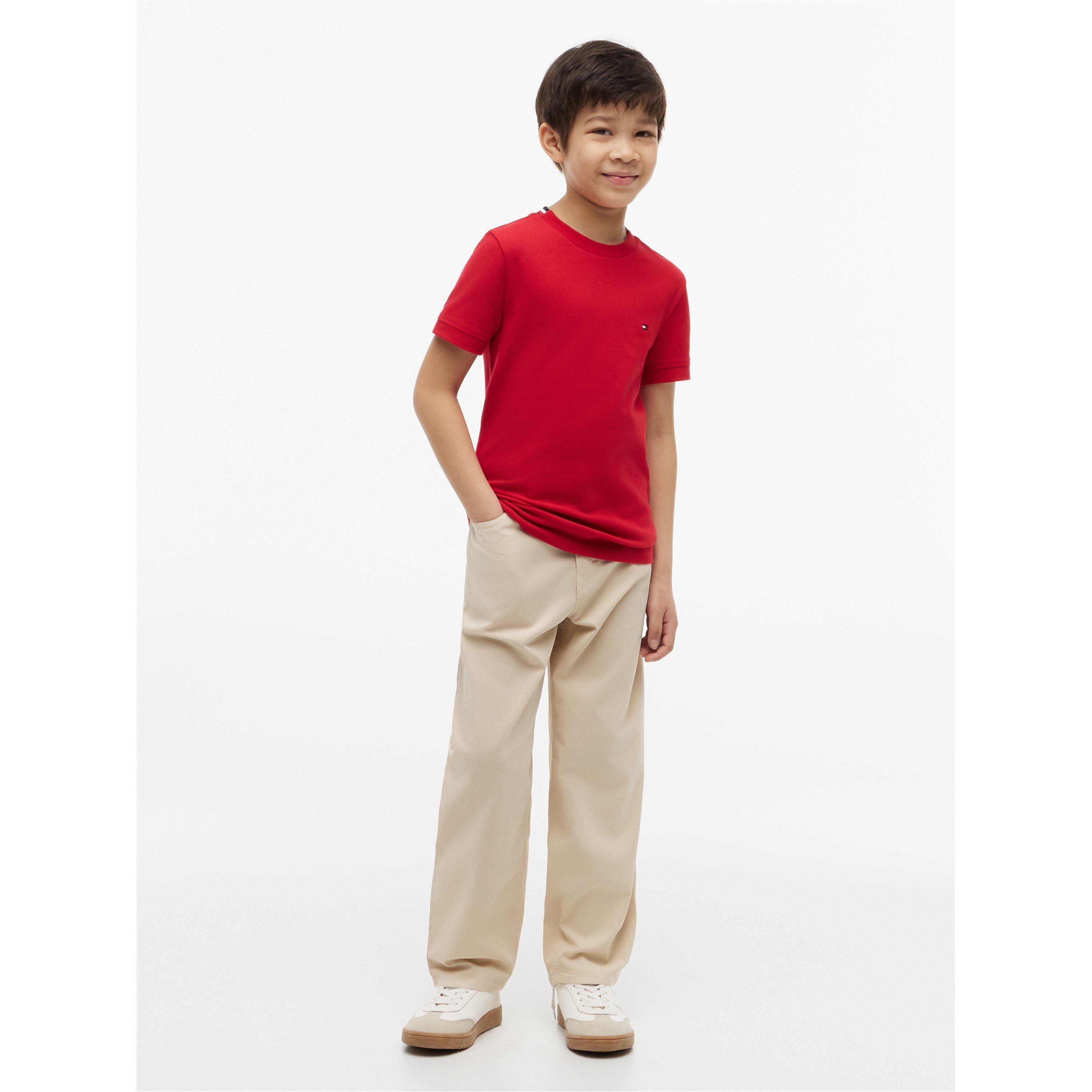 Primair Rood XLG - Tommy Hilfiger - Kids' T-Shirt - 3