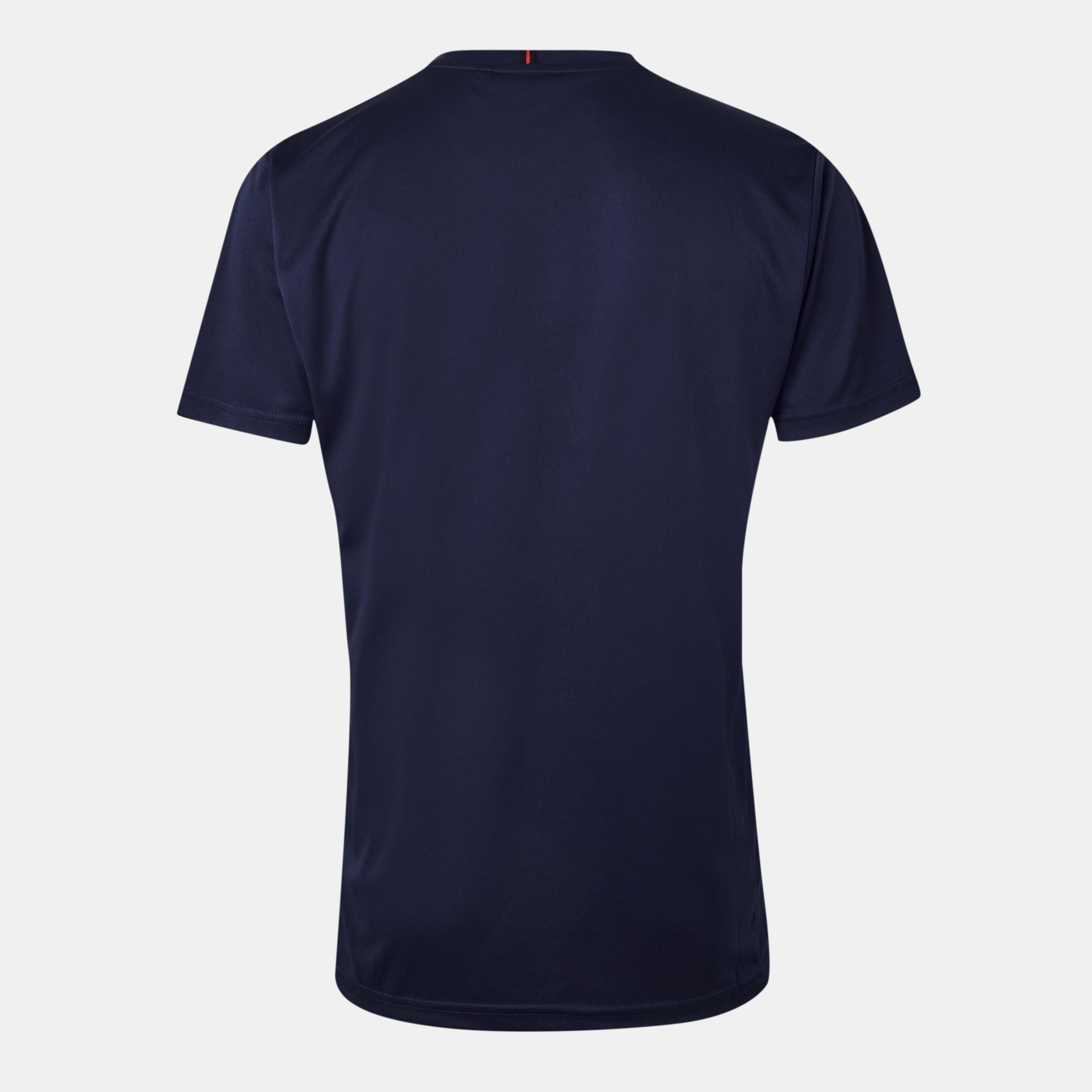 Navy - Luke - Chalk Performance Regular Fit T-Shirt - 2
