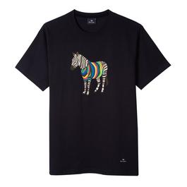 PS Paul Smith Zebra Print T Shirt