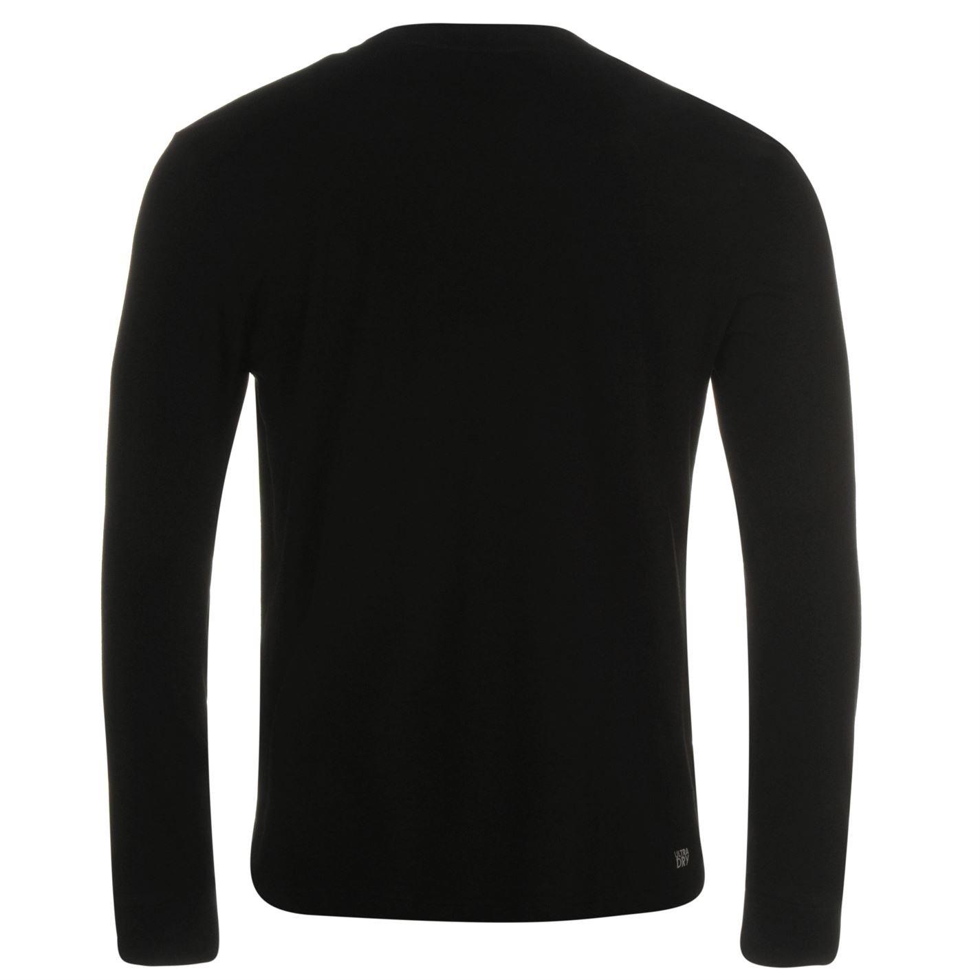Noir 031 - Lacoste - Basic Logo Long Sleeve T Shirt - 2