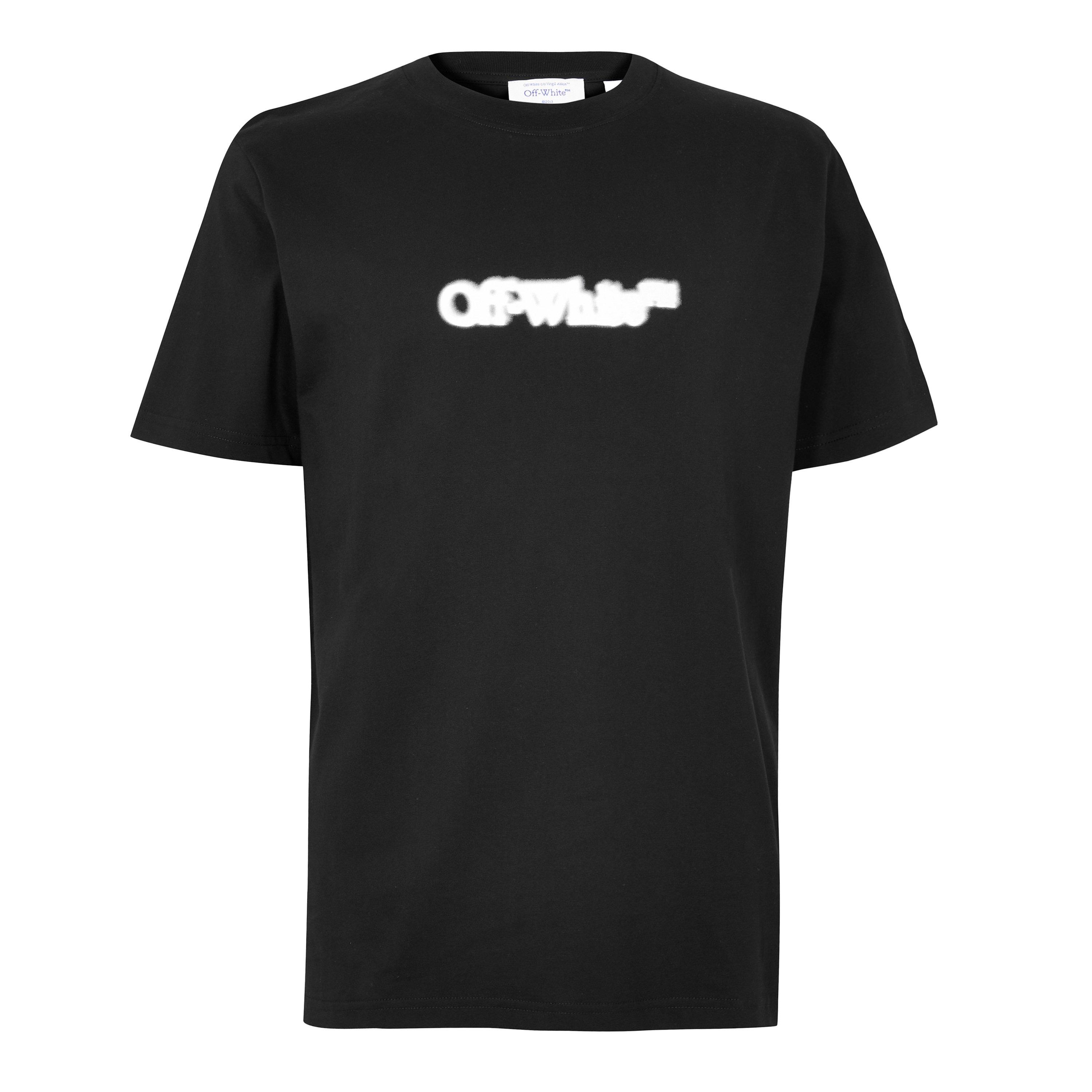 Black-White - Off White - Men's Spray Arrow T-Shirt - 1