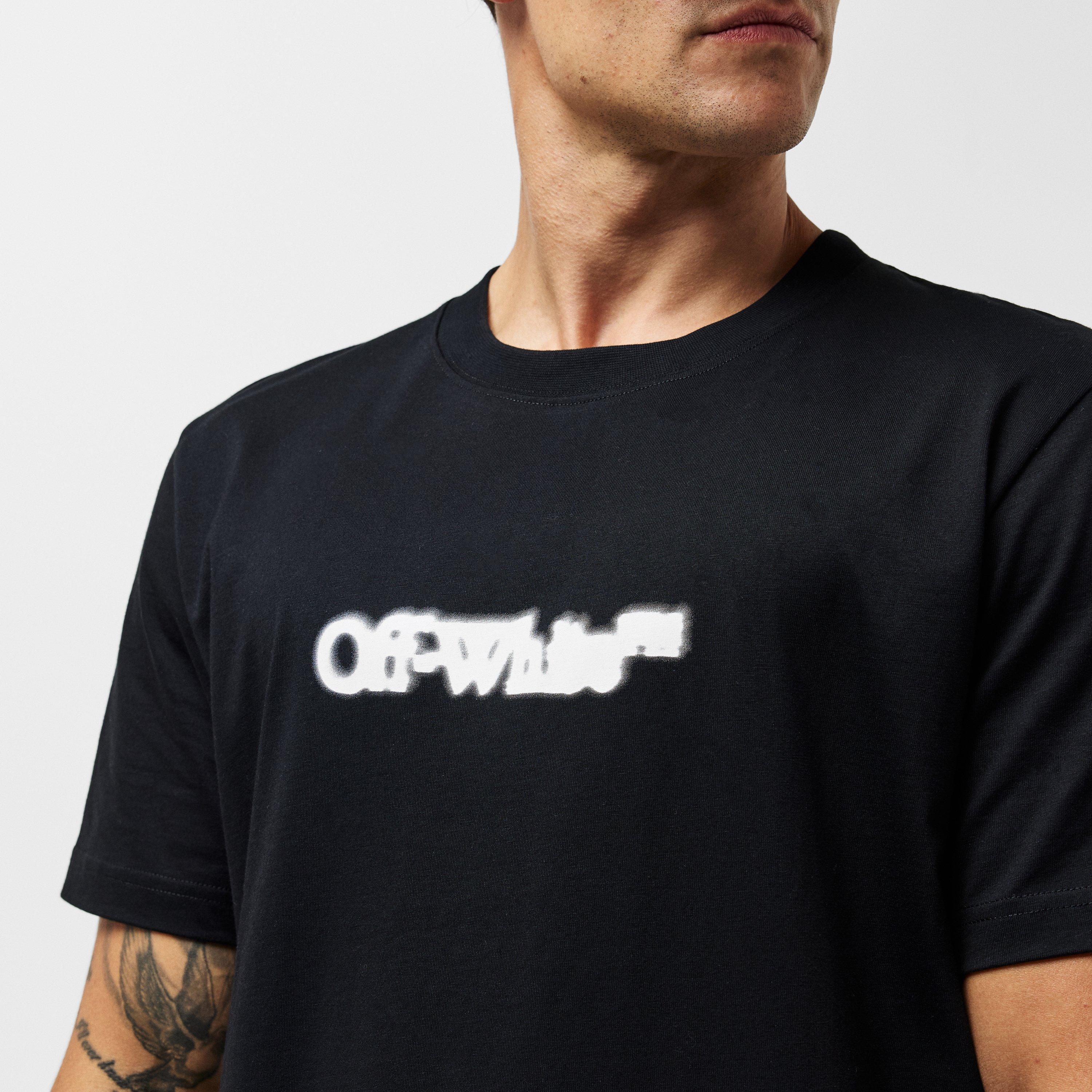 Nero-Bianco - Off White - Spray Arrow Regular Fit T-Shirt - 5