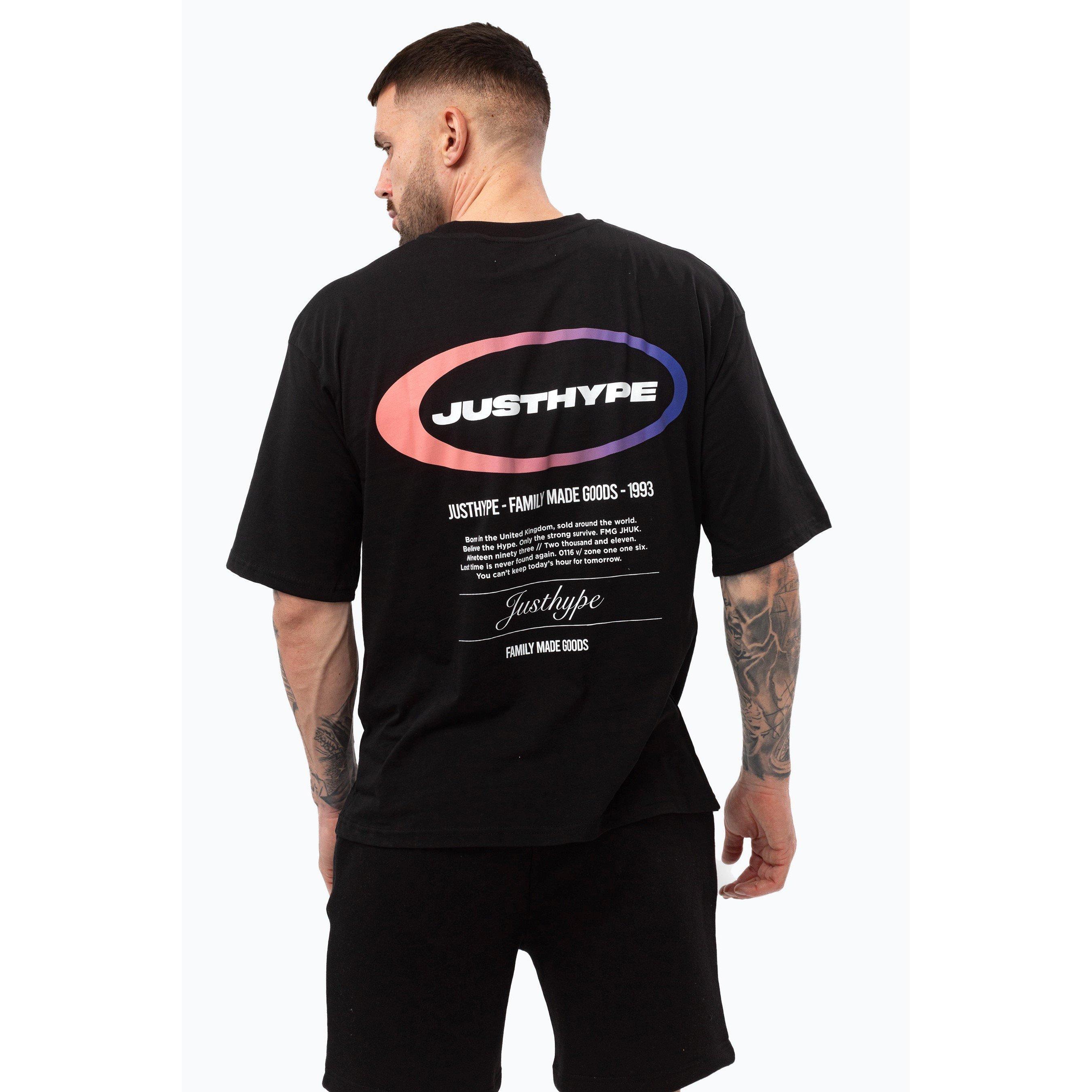 Black - Hype - Oval Regular Fit T-Shirt - 2