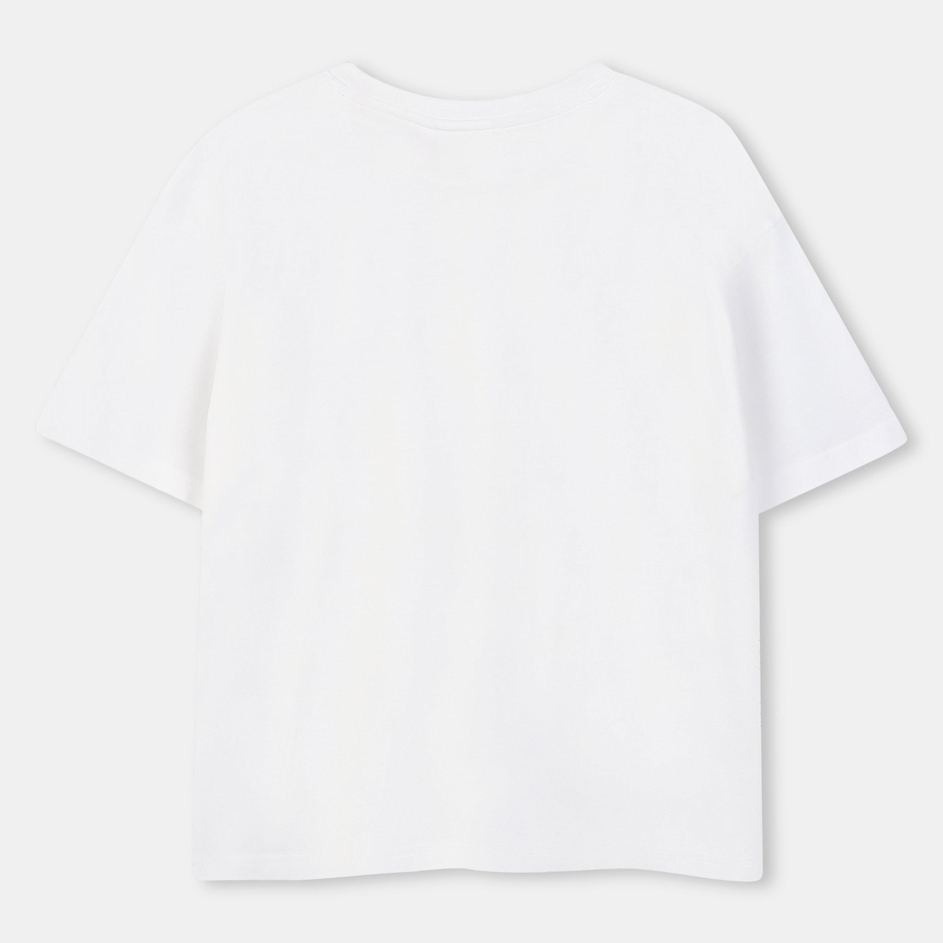 Bijela - Hugo - Kids' Small Logo Regular Fit T-Shirt - 2