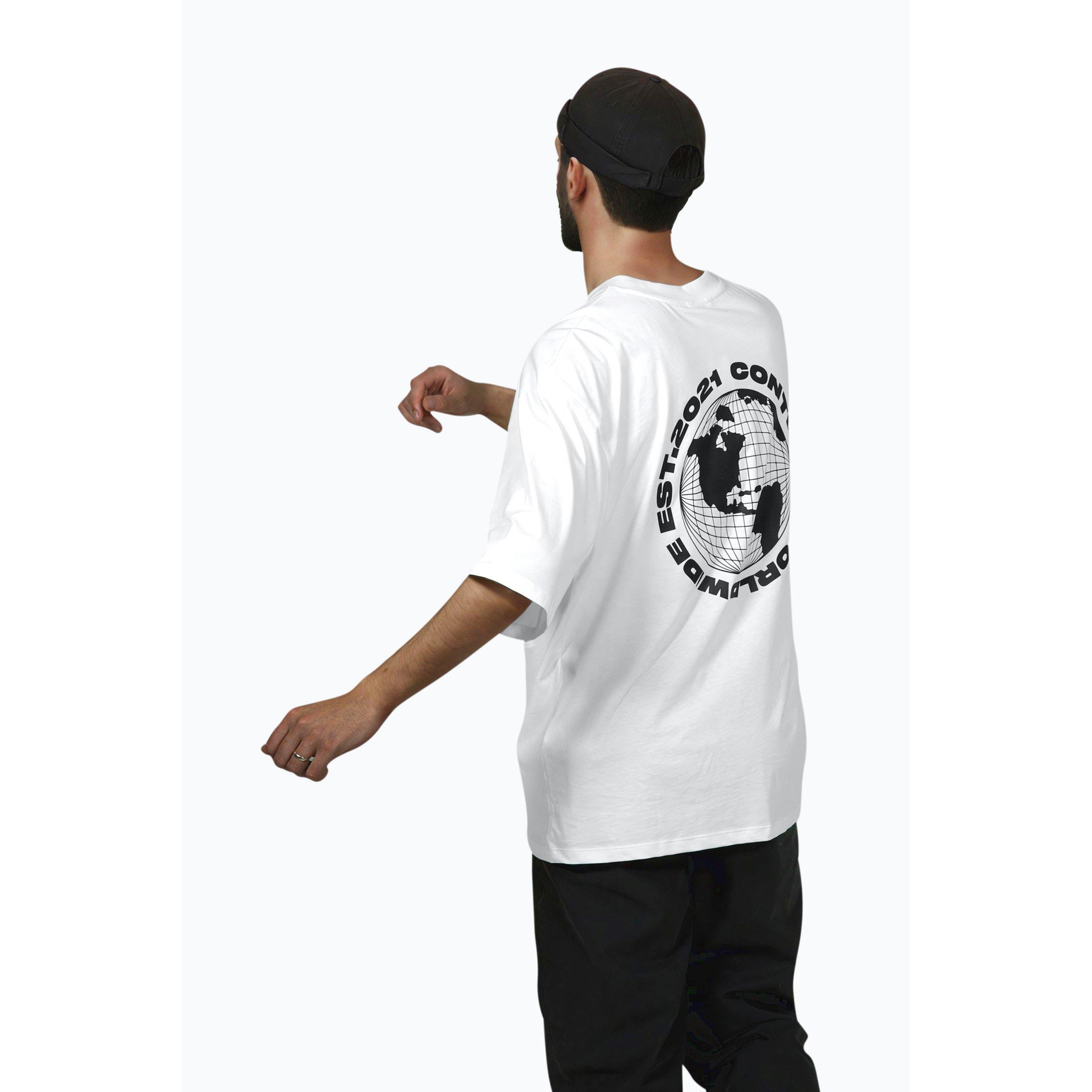 Blauw - Hype - Around The World Regular Fit T-Shirt - 5