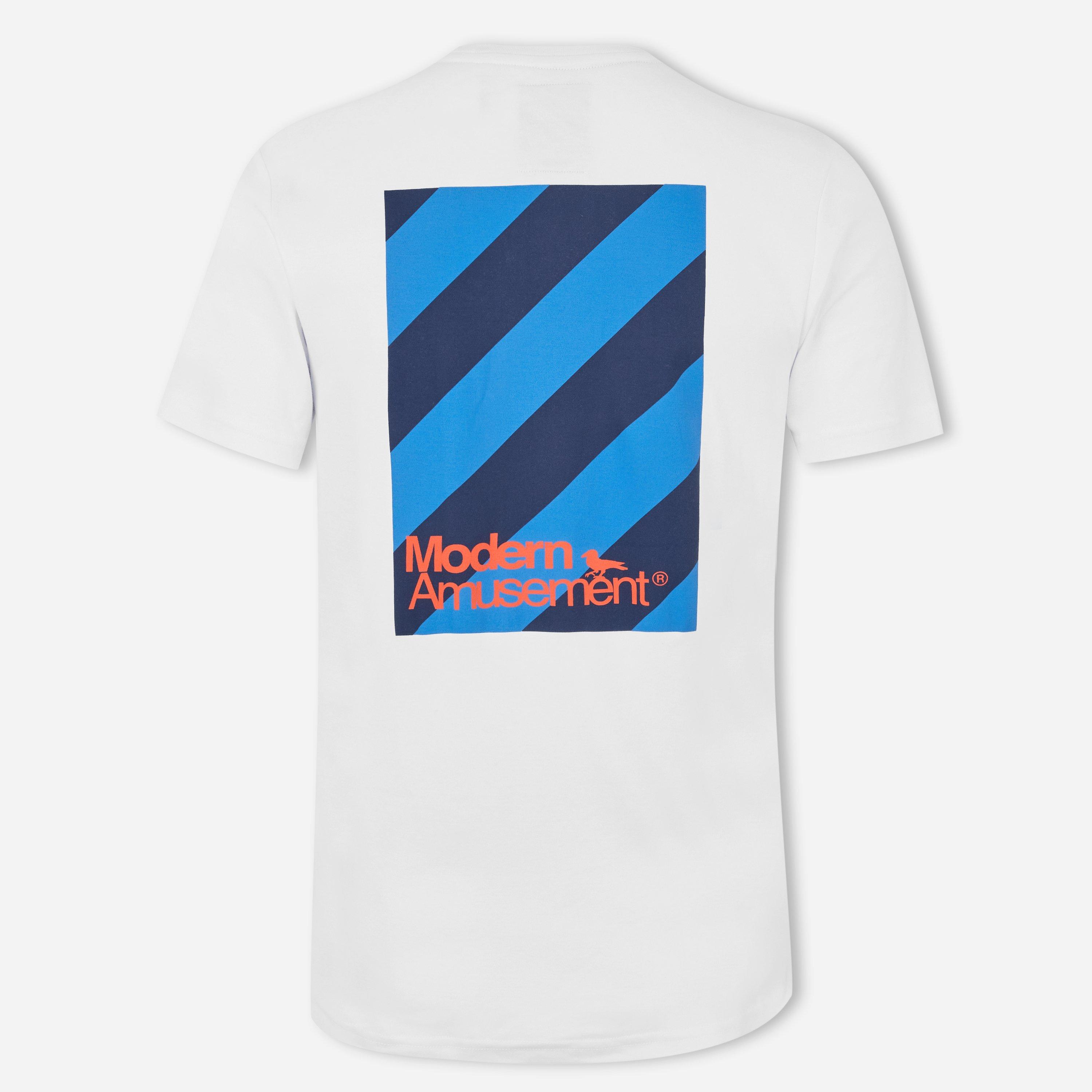 White - Modern Amusement - Ticker Regular Fit T-Shirt - 2