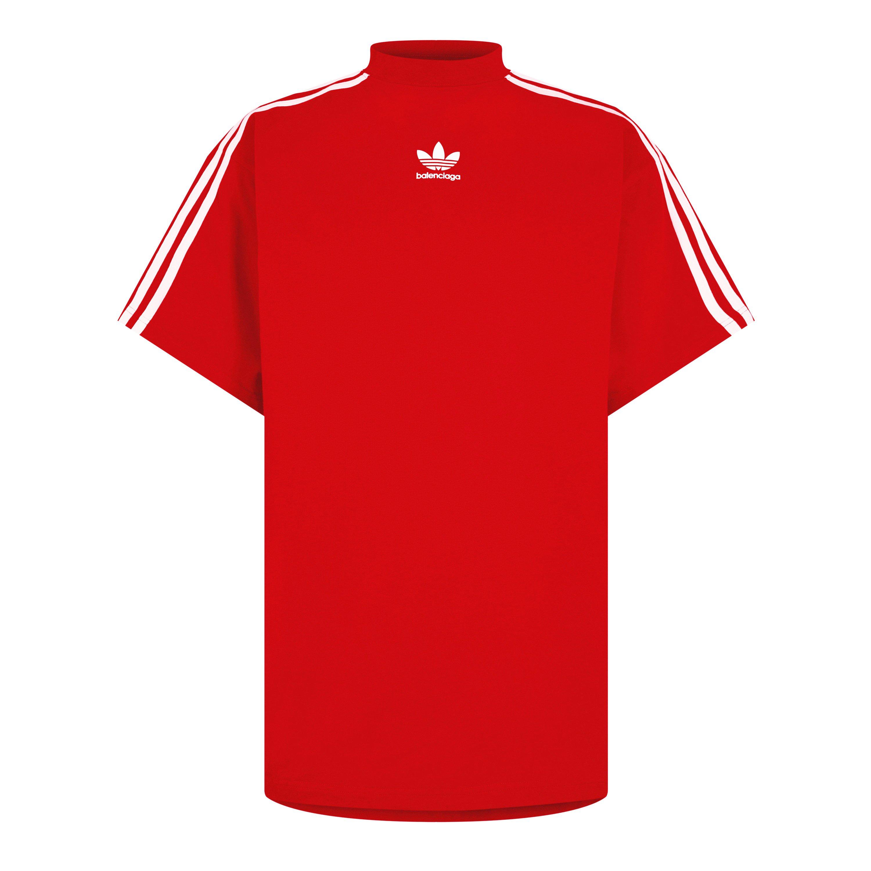Red/wht 6542 - Balenciaga - X Adidas Oversized T-Shirt - 5