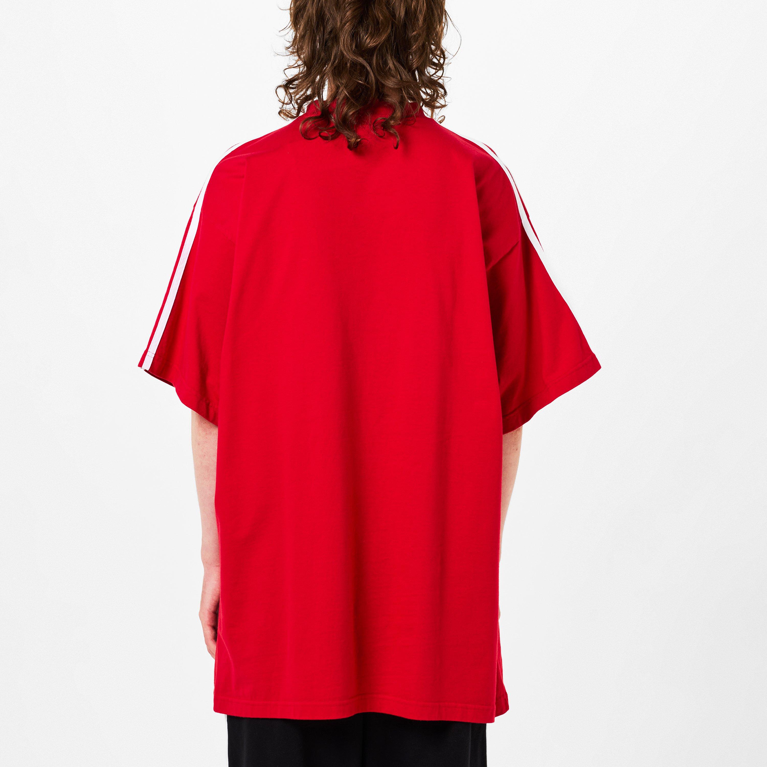 Red/wht 6542 - Balenciaga - X Adidas Oversized T-Shirt - 3