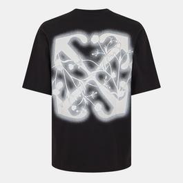 Off White Flower Skate T Sn99