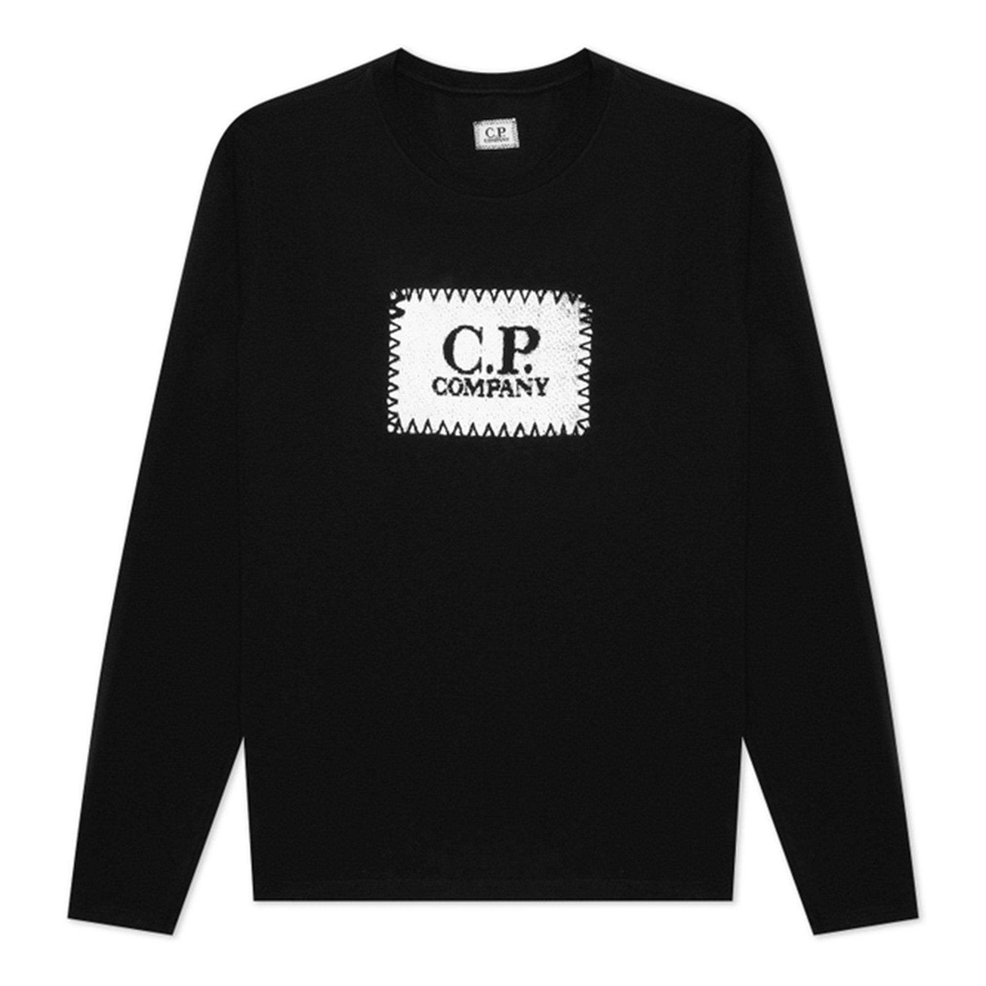 C.P. Company Kids logo-patch long-sleeve sweatshirt - Green