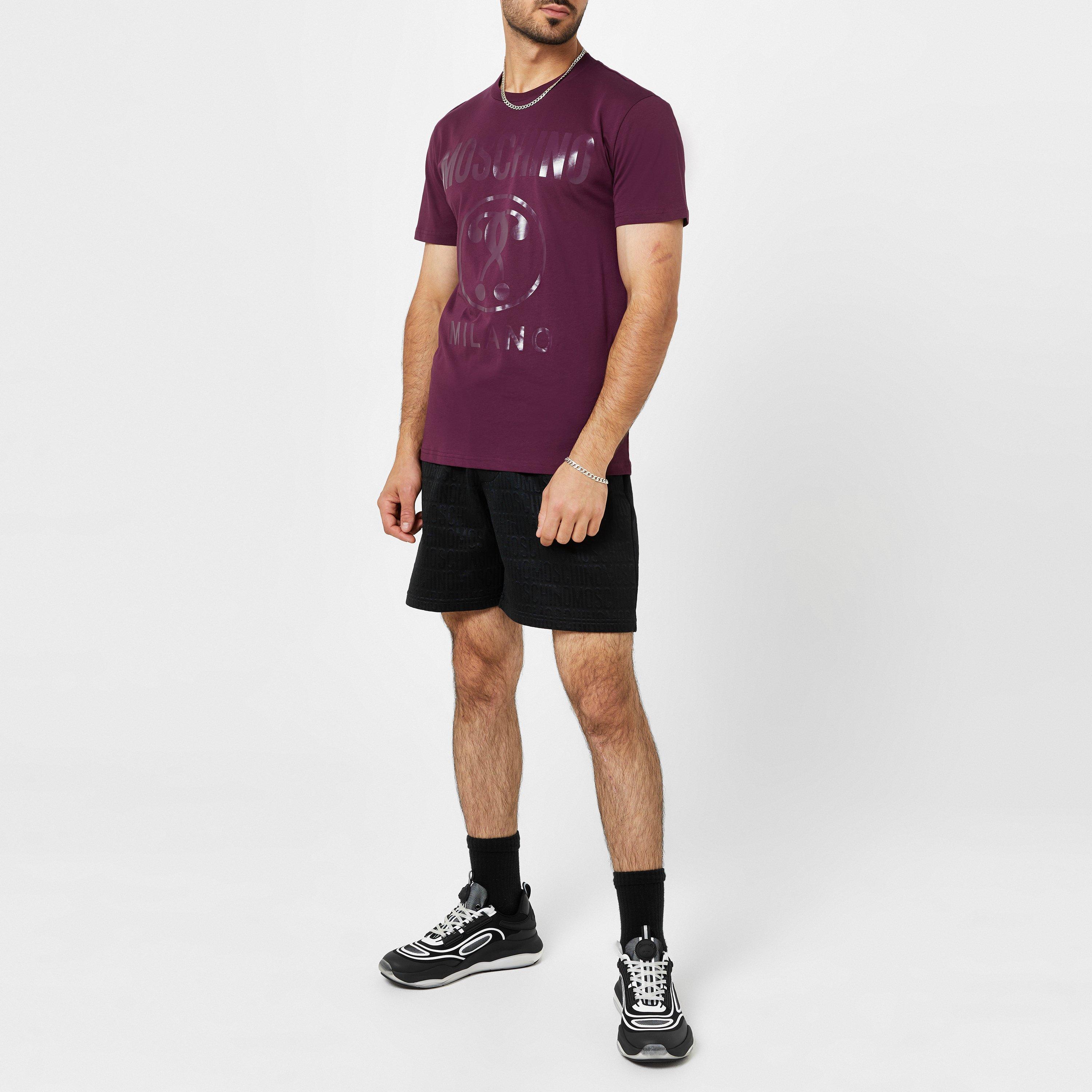 Burgundy - Moschino - Question Mark T Shirt - 2