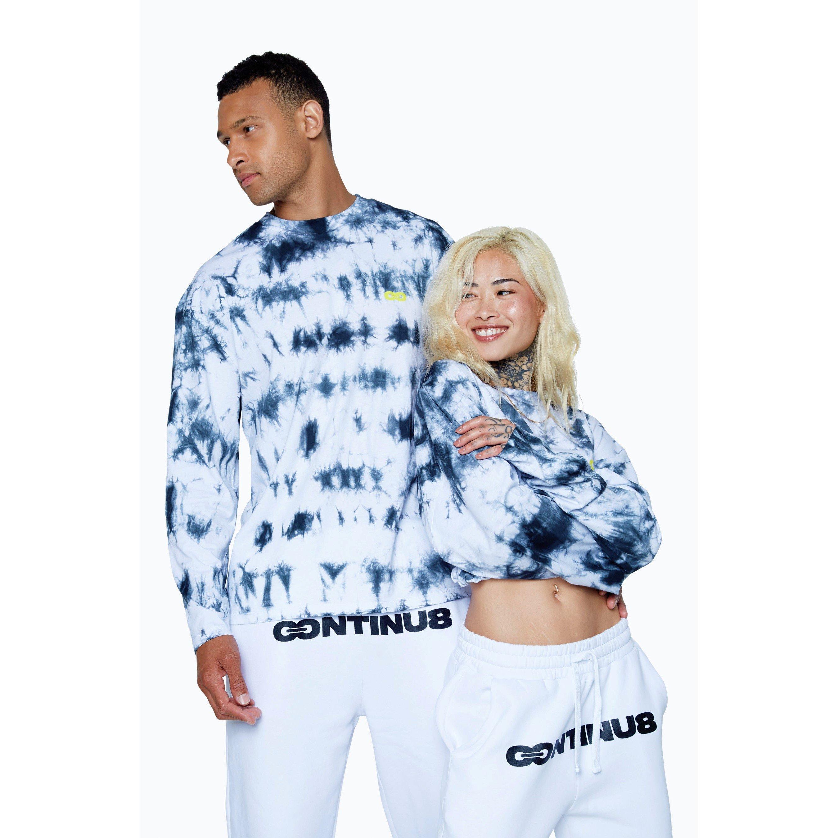 Zwart - Hype - Dye Long-Sleeve Regular Fit T-Shirt - 1