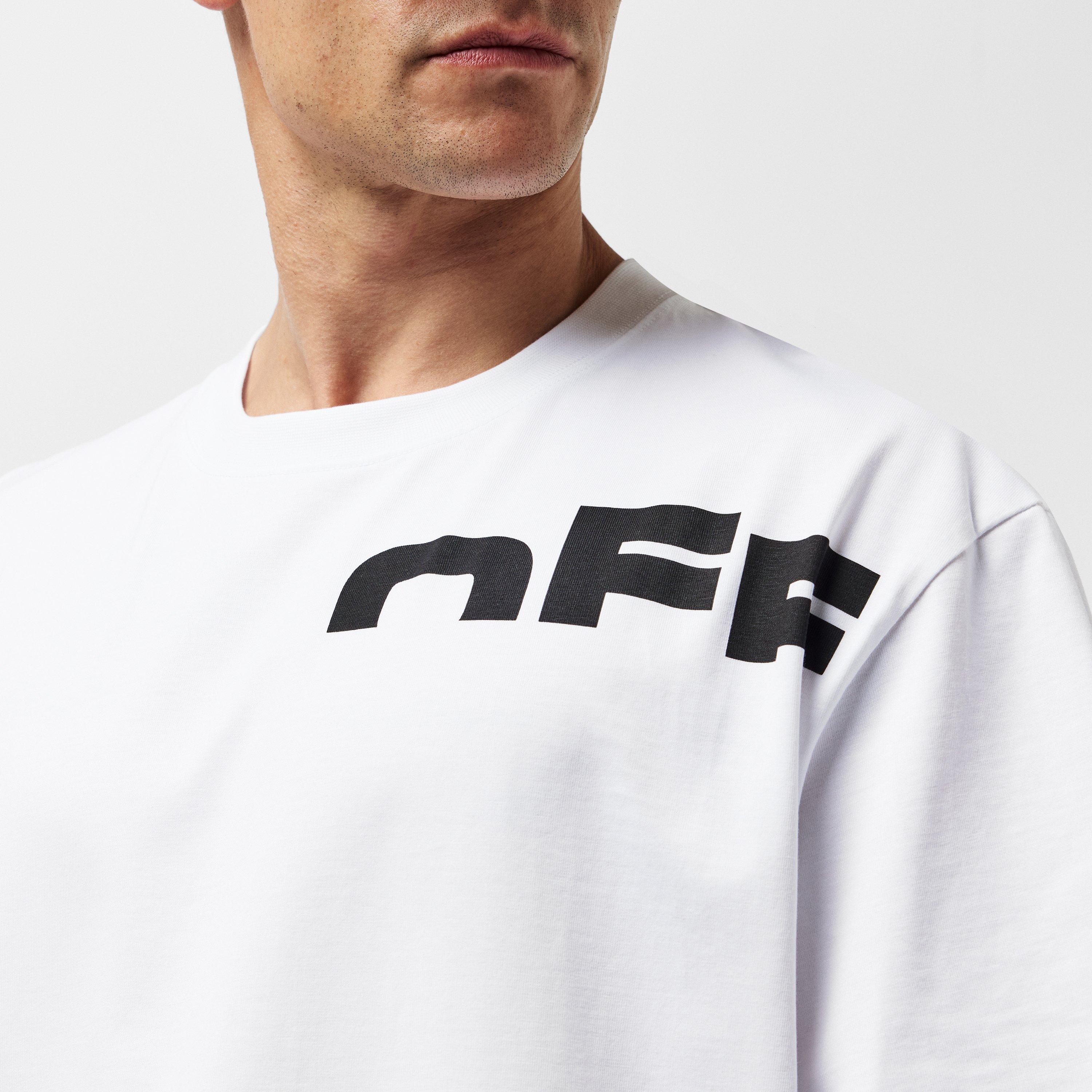 Hvid-sort - Off White - Shred Regular Fit T-Shirt - 5