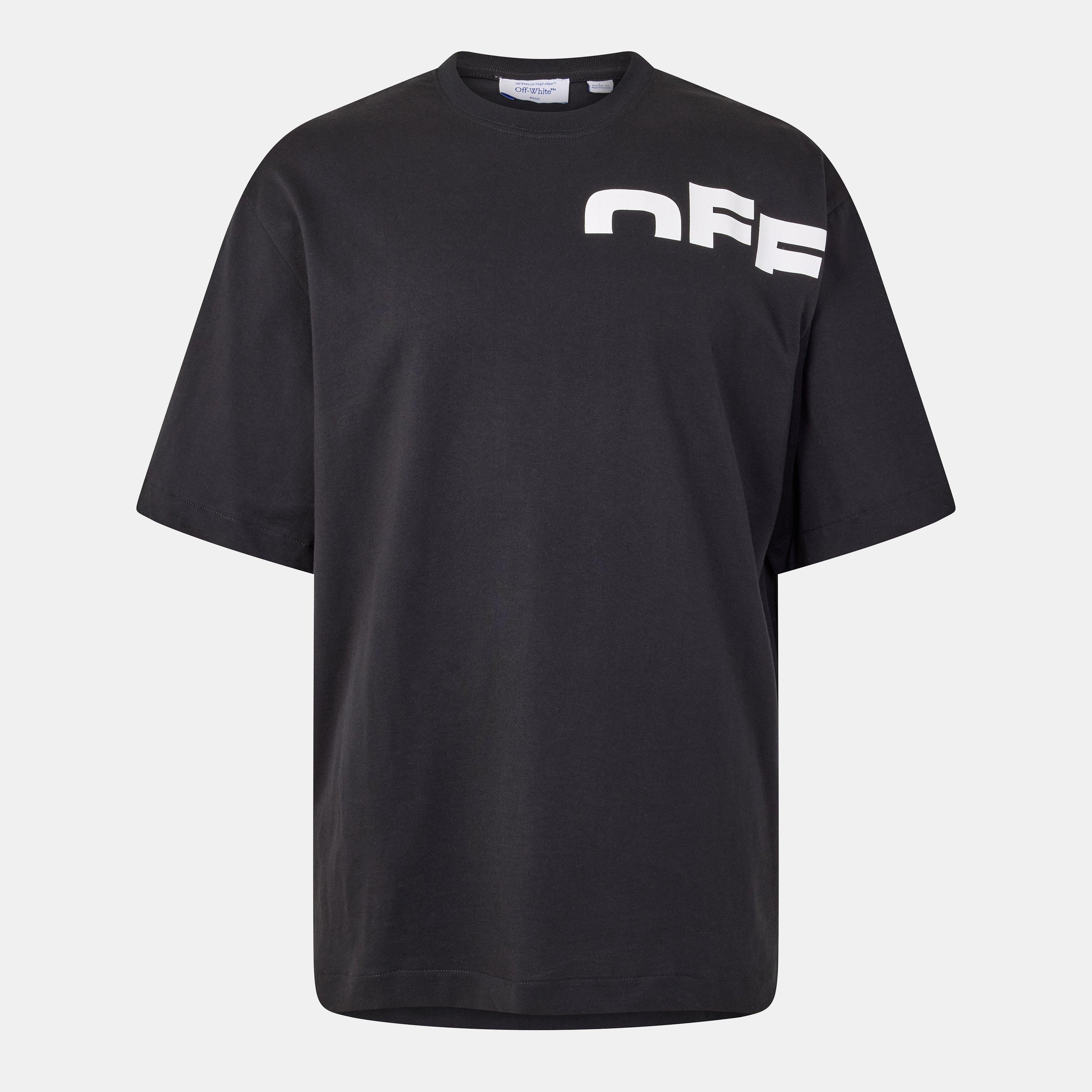 Off White Men's Shred Skate T-Shirt - Black-White - XS