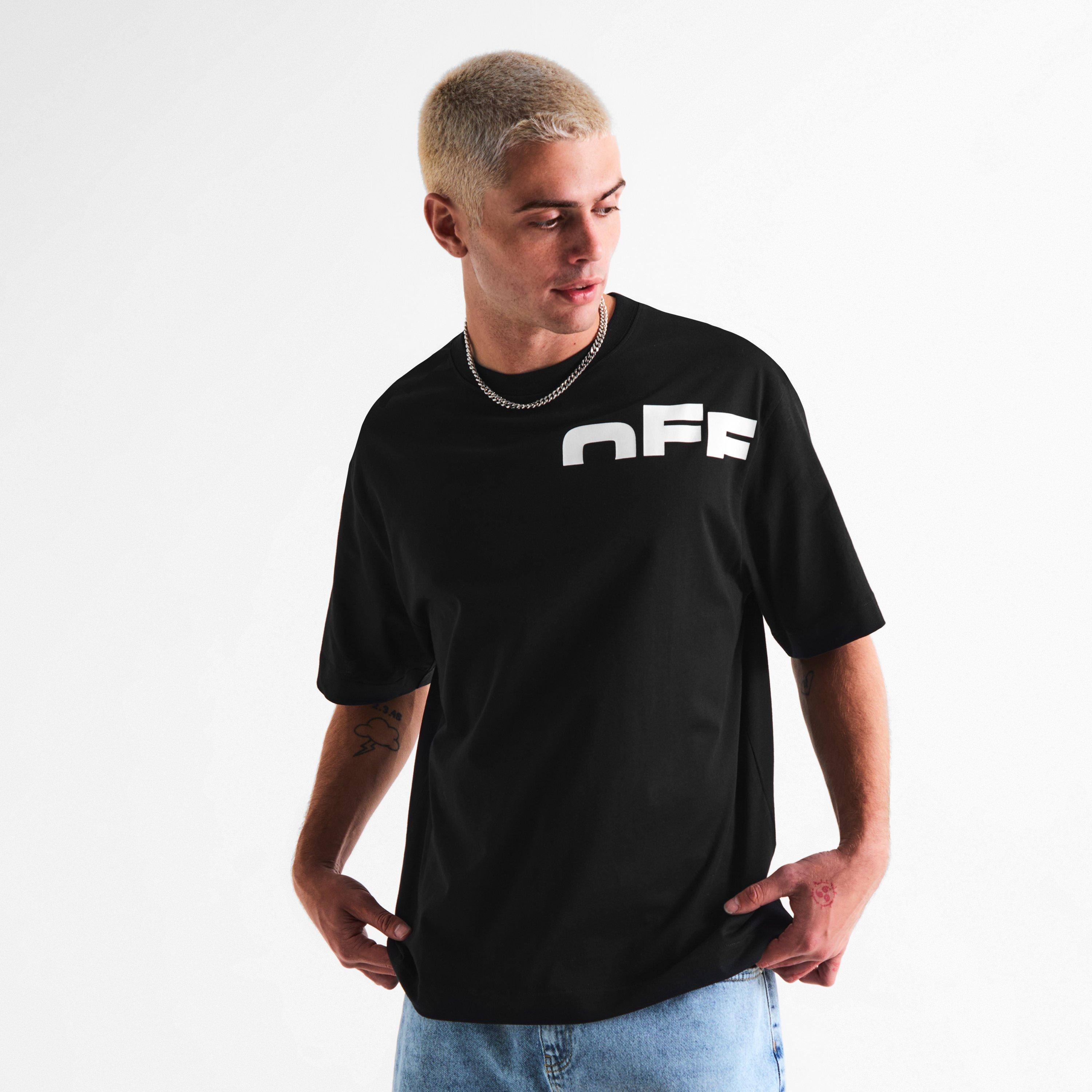Black-White - Off White - Men's Shred Skate T-Shirt - 3