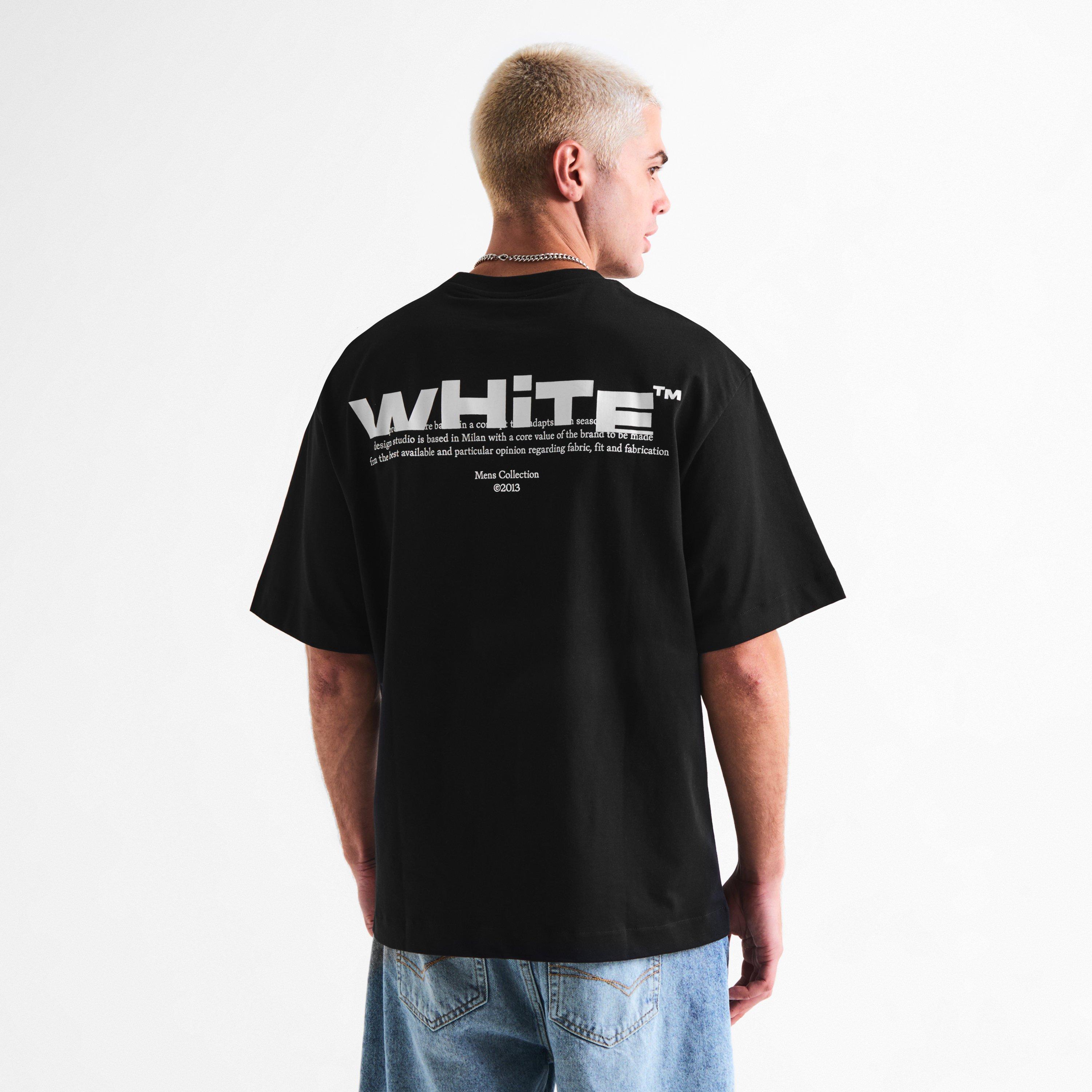 Black-White - Off White - Men's Shred Skate T-Shirt - 4