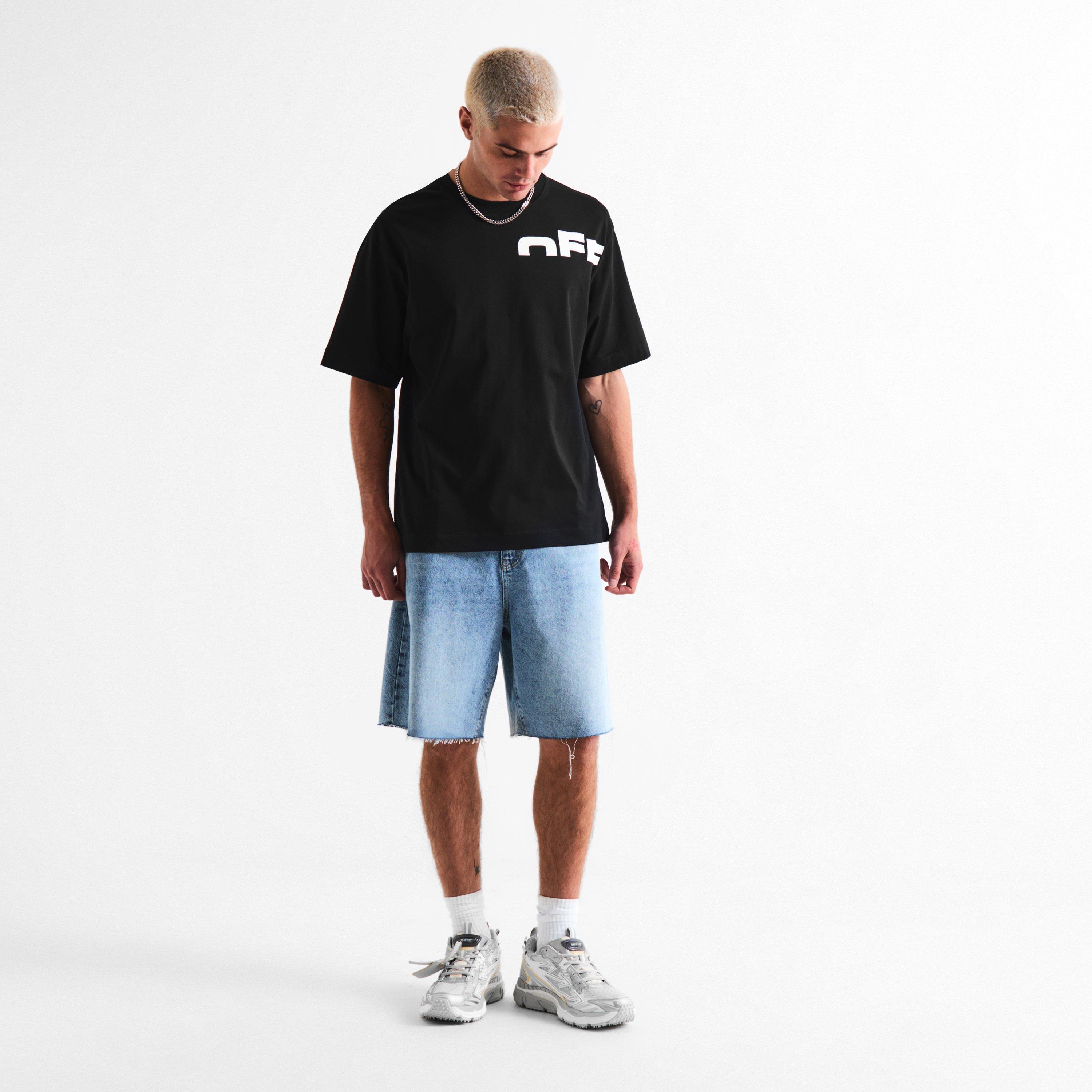 Black-White - Off White - Men's Shred Skate T-Shirt - 5