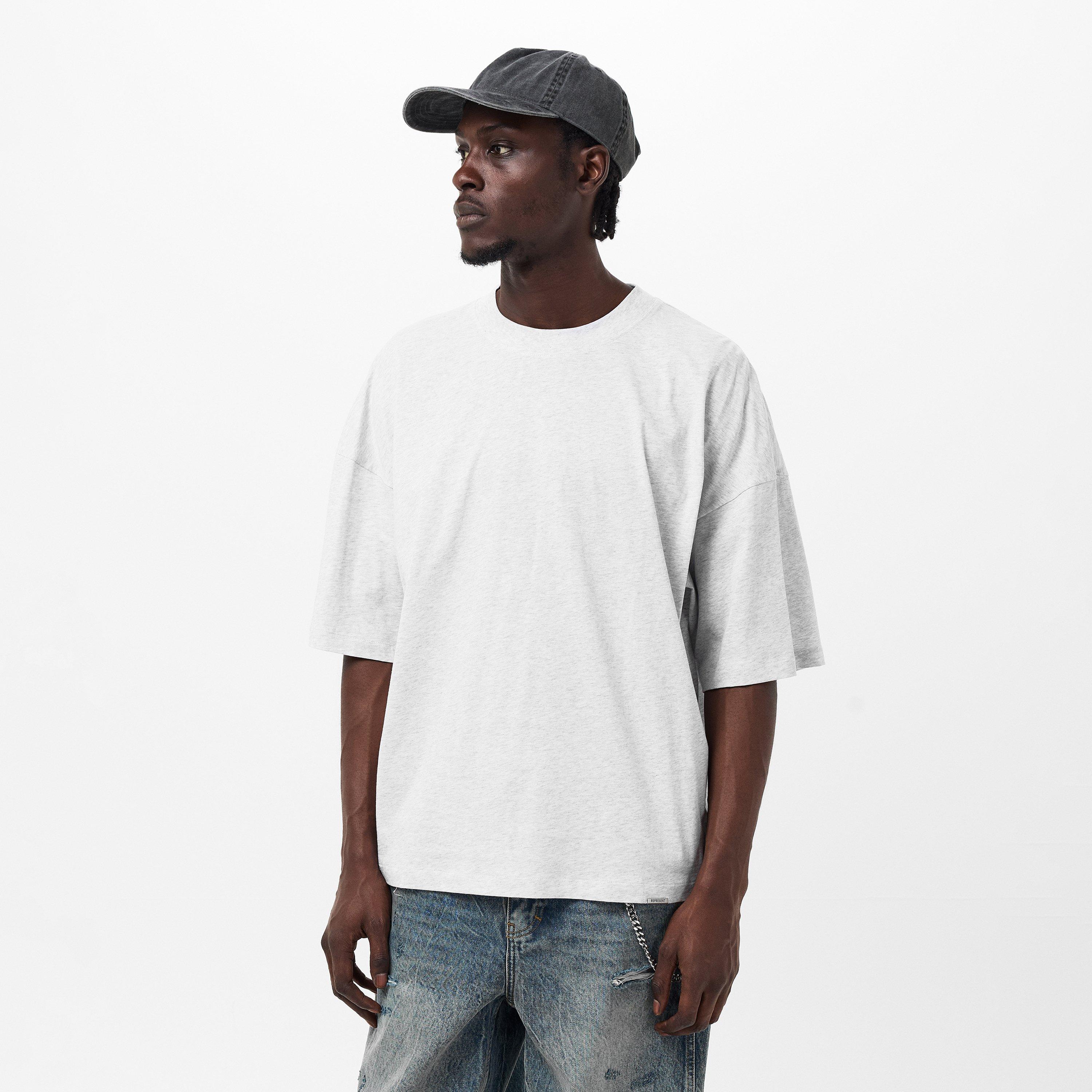 Ice Grey Marl - Represent - Men's 's T-Shirt - 3